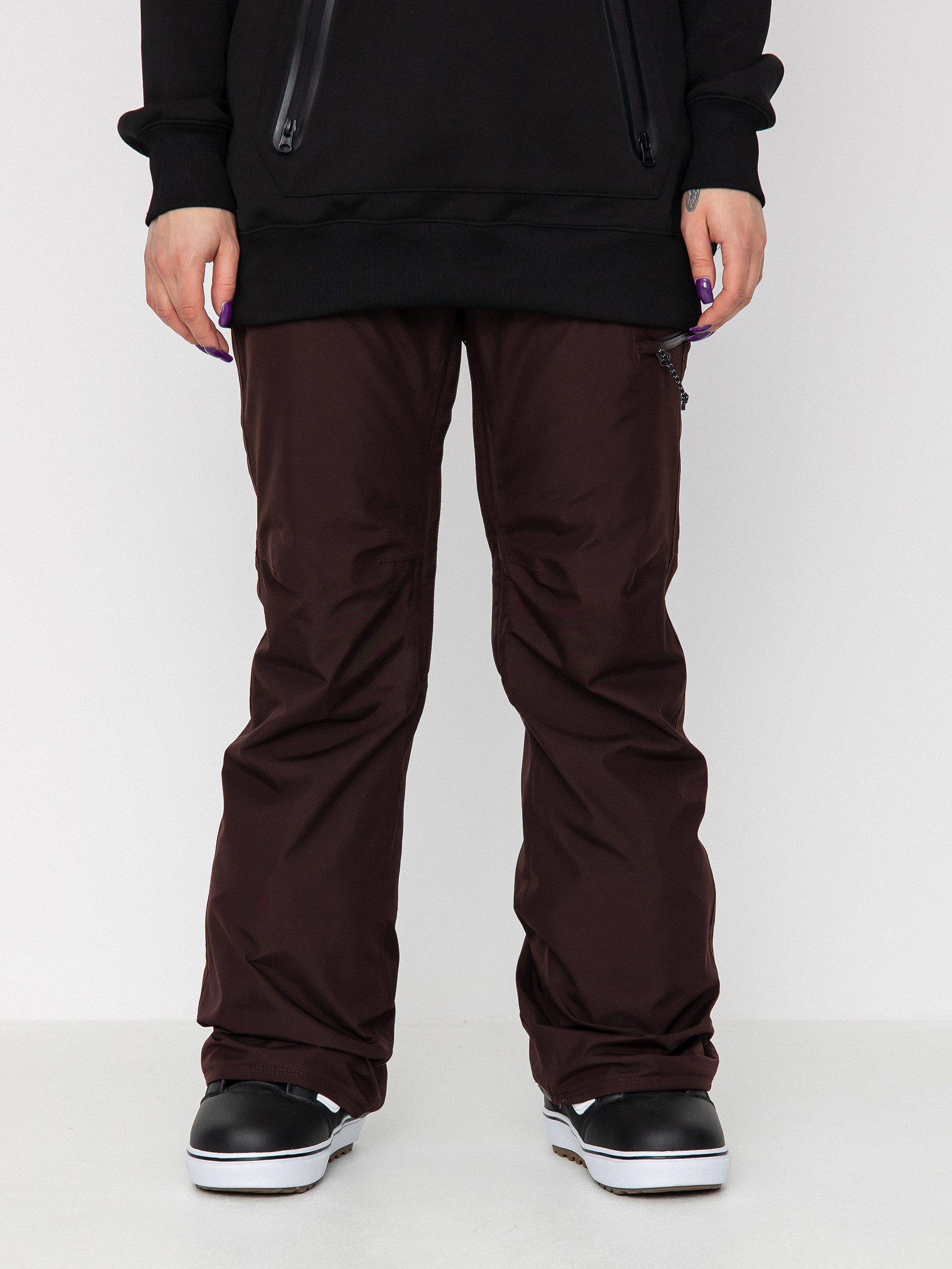 Pentru femei Pantaloni pentru snowboard Volcom Knox Ins Gore Tex (black plum)