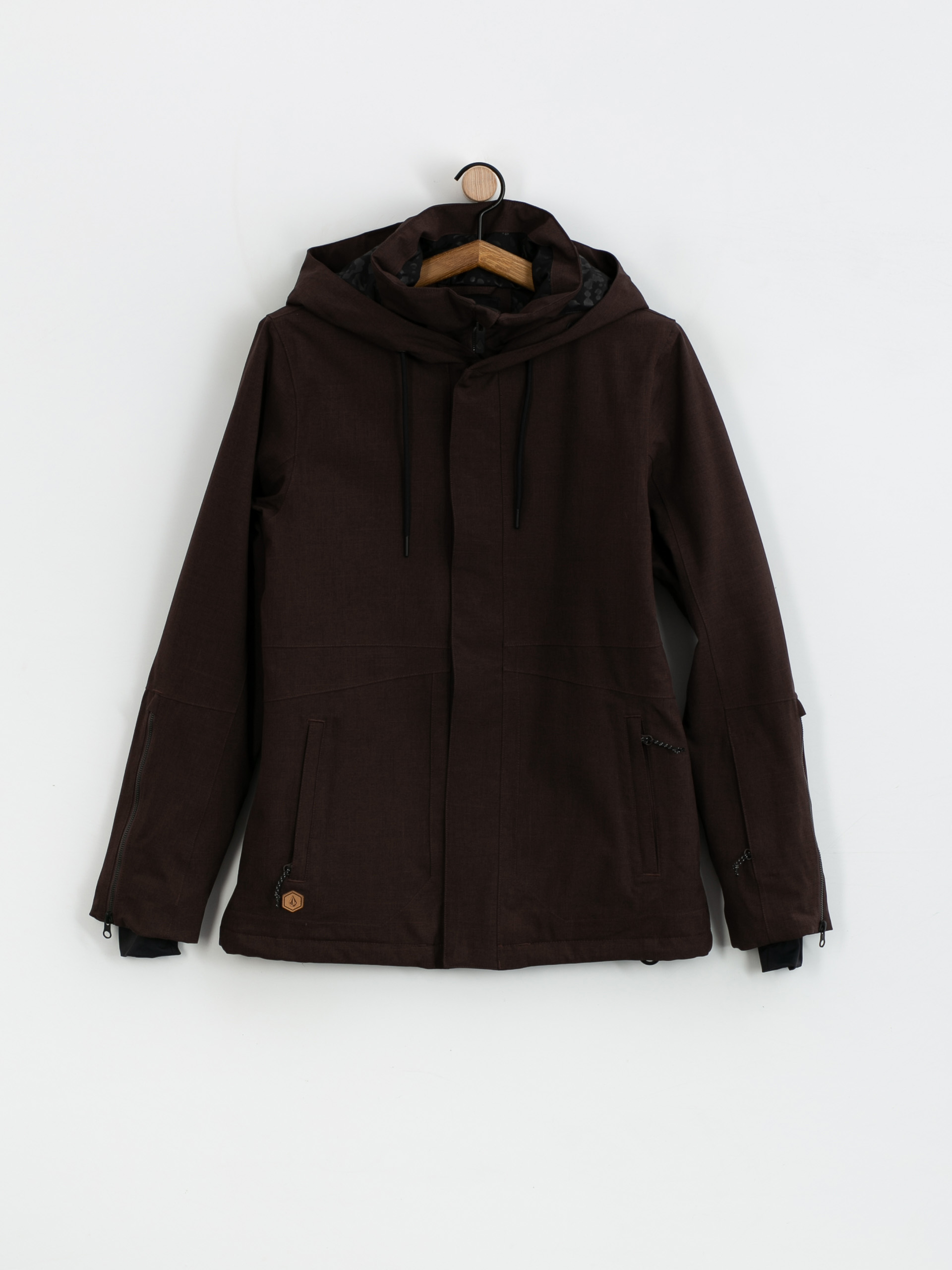 Pentru femei Geacă de snowboard Volcom Sherwin Ins (black plum)