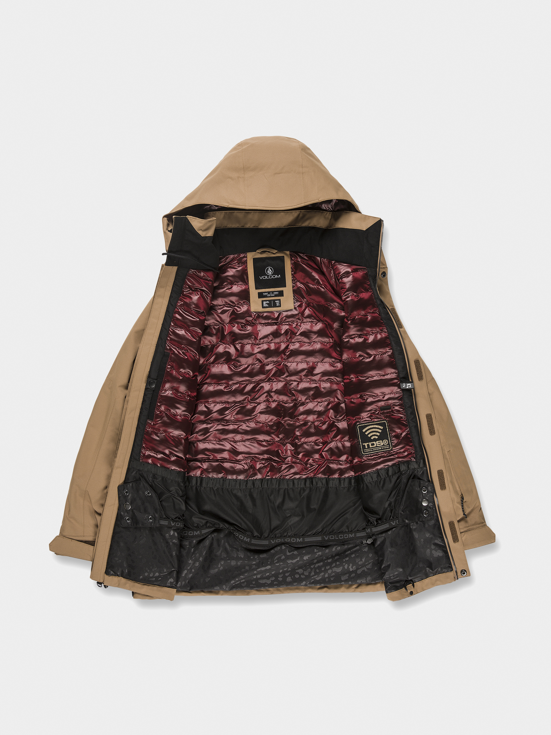 Pentru femei Geacă de snowboard Volcom Paxson 2L Tds Inf Parka (caramel)