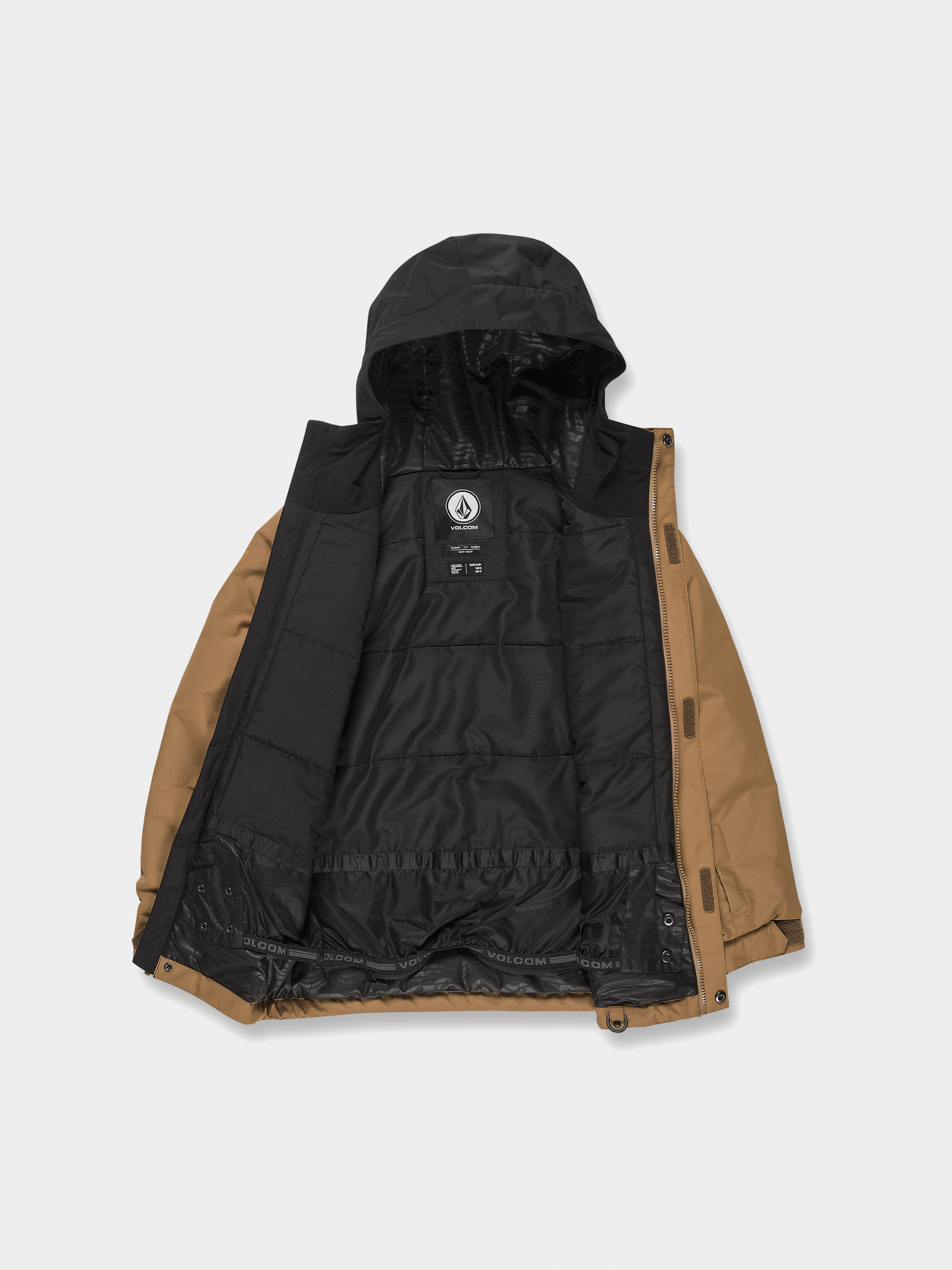 Geacă de snowboard Volcom Stone.91 Ins JR (caramel)