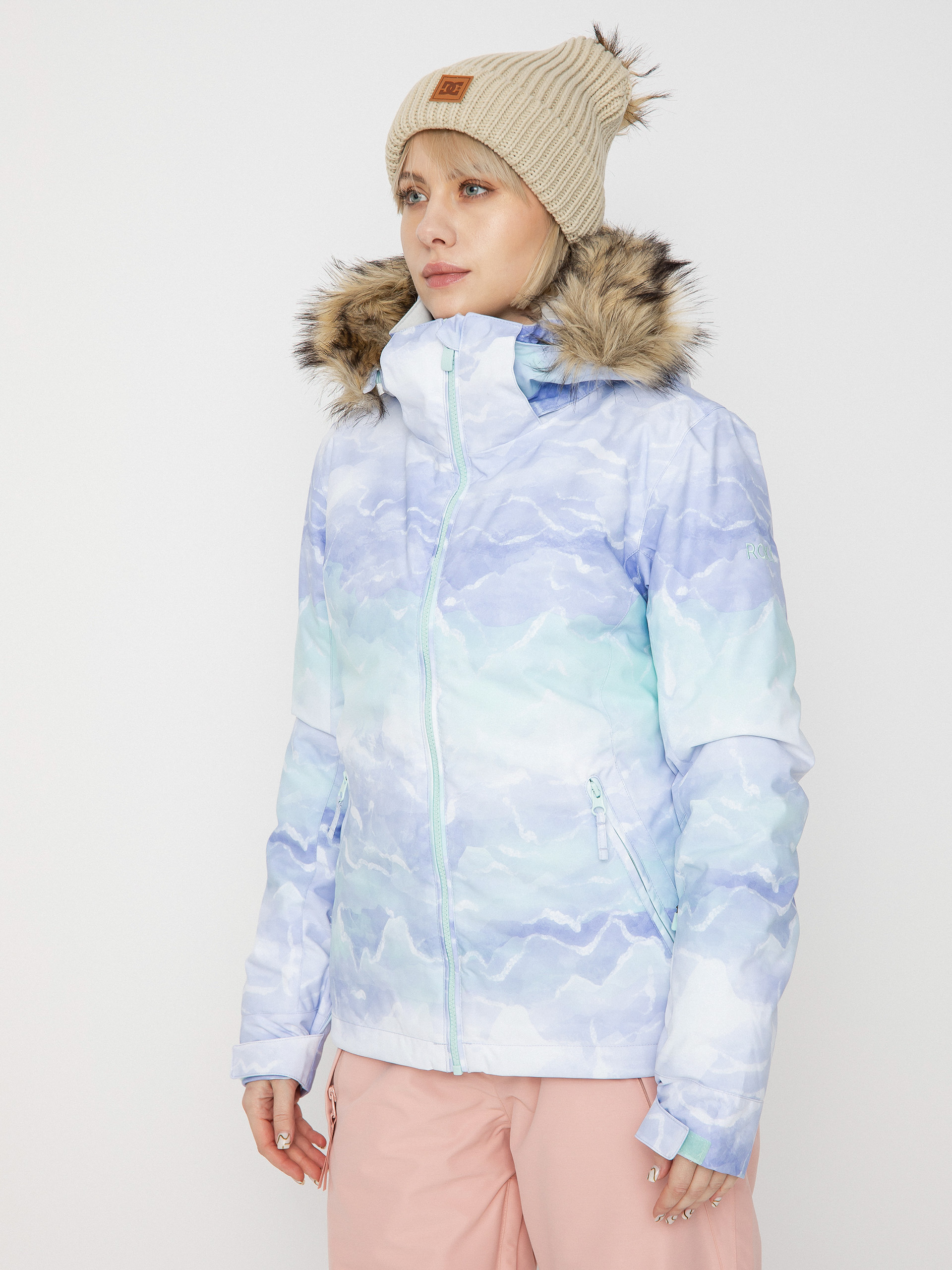 Pentru femei Geacă de snowboard Roxy Jet Ski Se (fair aqua seous)