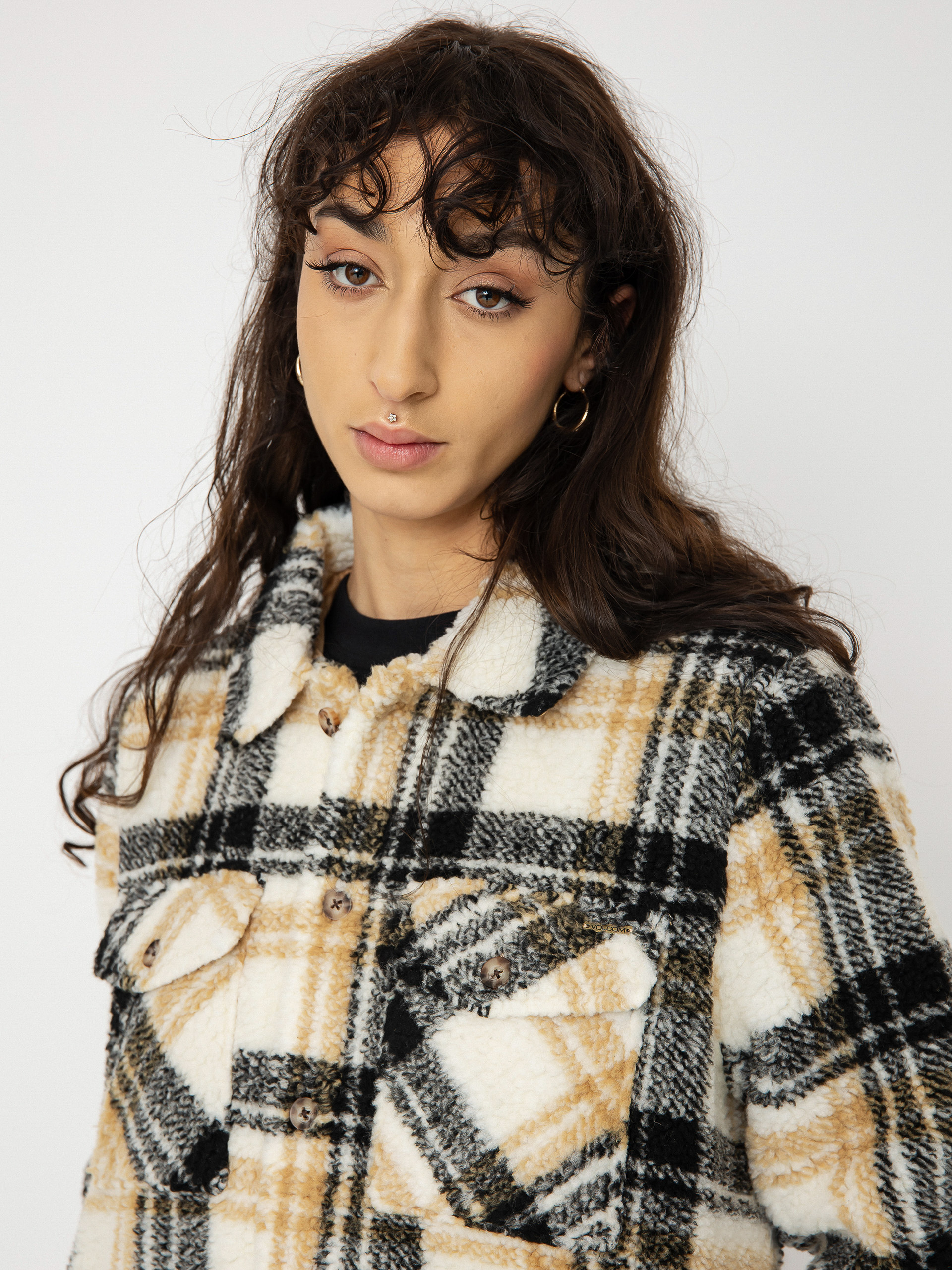 Geacă Volcom Silent Sherpa Wmn (hazelnut)