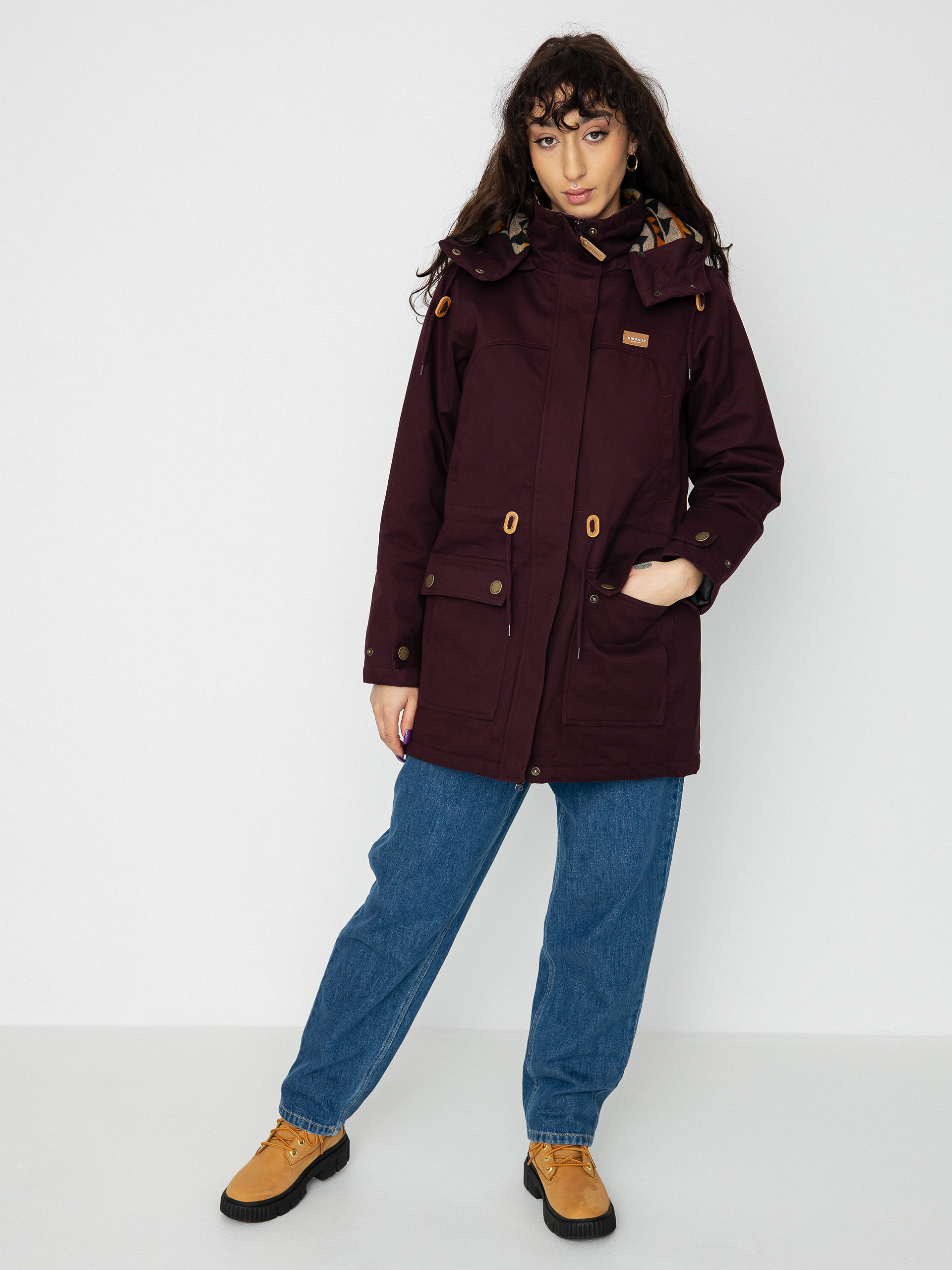 Geacă Iriedaily Koerte Sherpa Parka Wmn (nightfall)