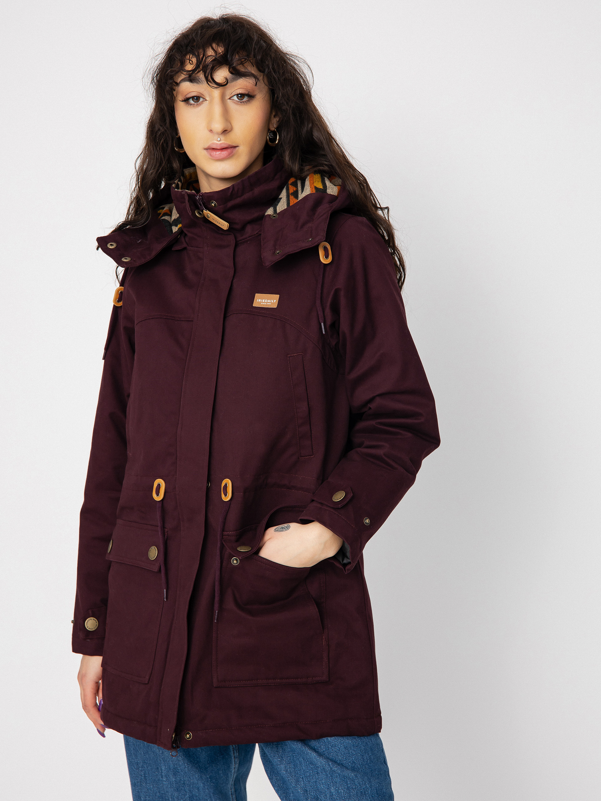 Geacă Iriedaily Koerte Sherpa Parka Wmn (nightfall)