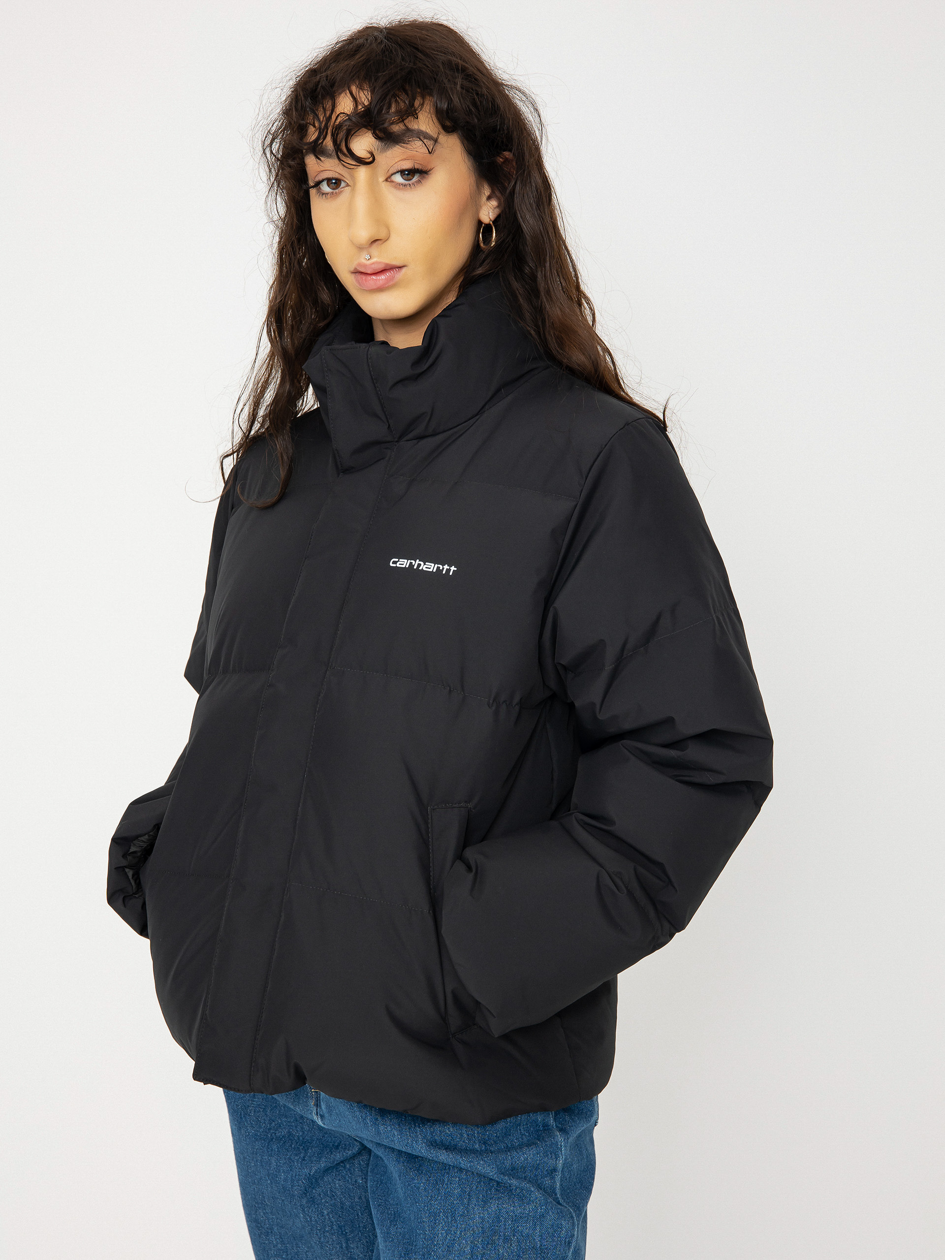 Geacă Carhartt WIP Yanie Wmn (black/white)