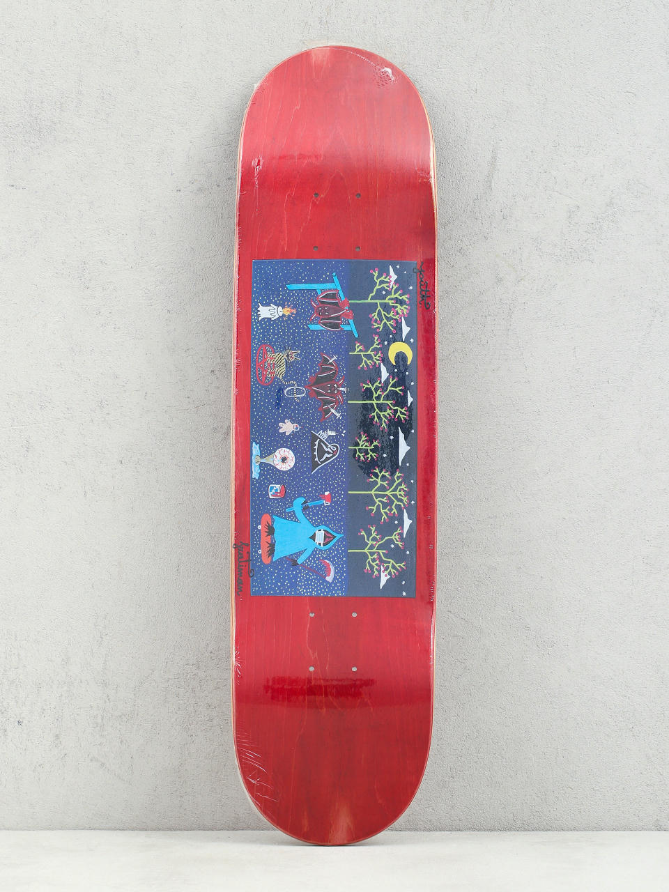 Placă Youth Skateboards X Szati Vaccine (red)