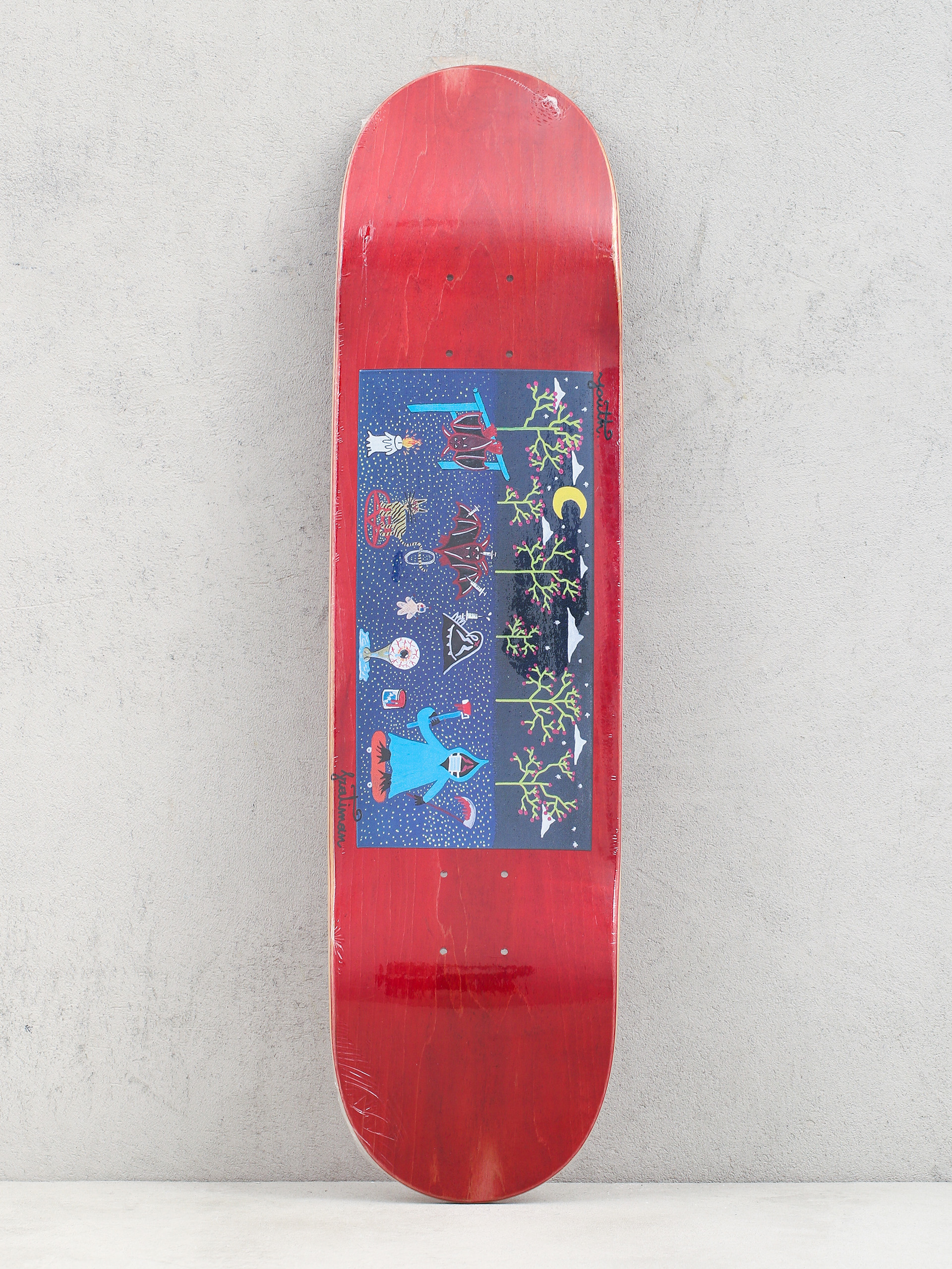 Placă Youth Skateboards X Szati Vaccine (red)