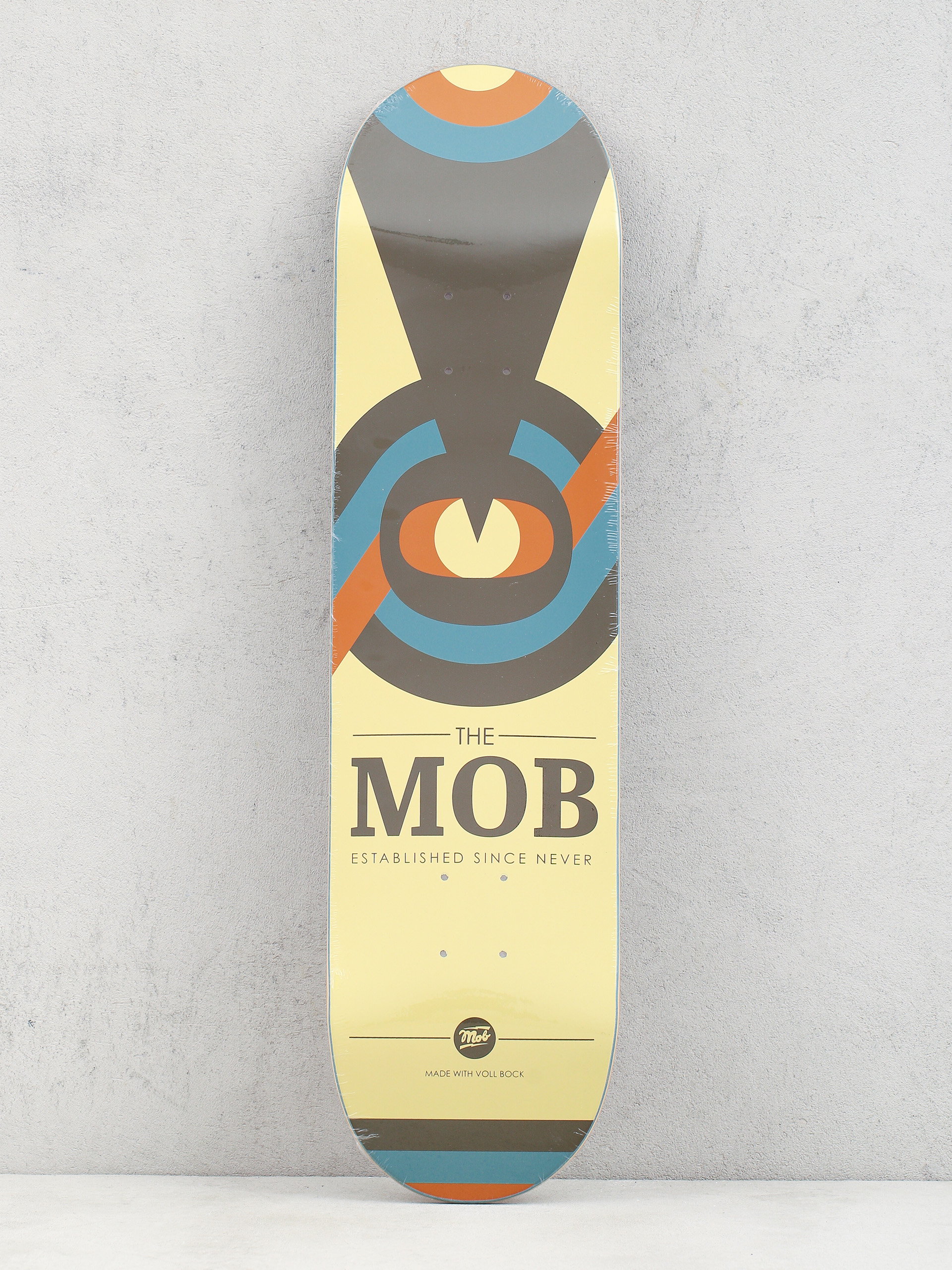 Placă Mob Skateboards Eyechart (yellow)