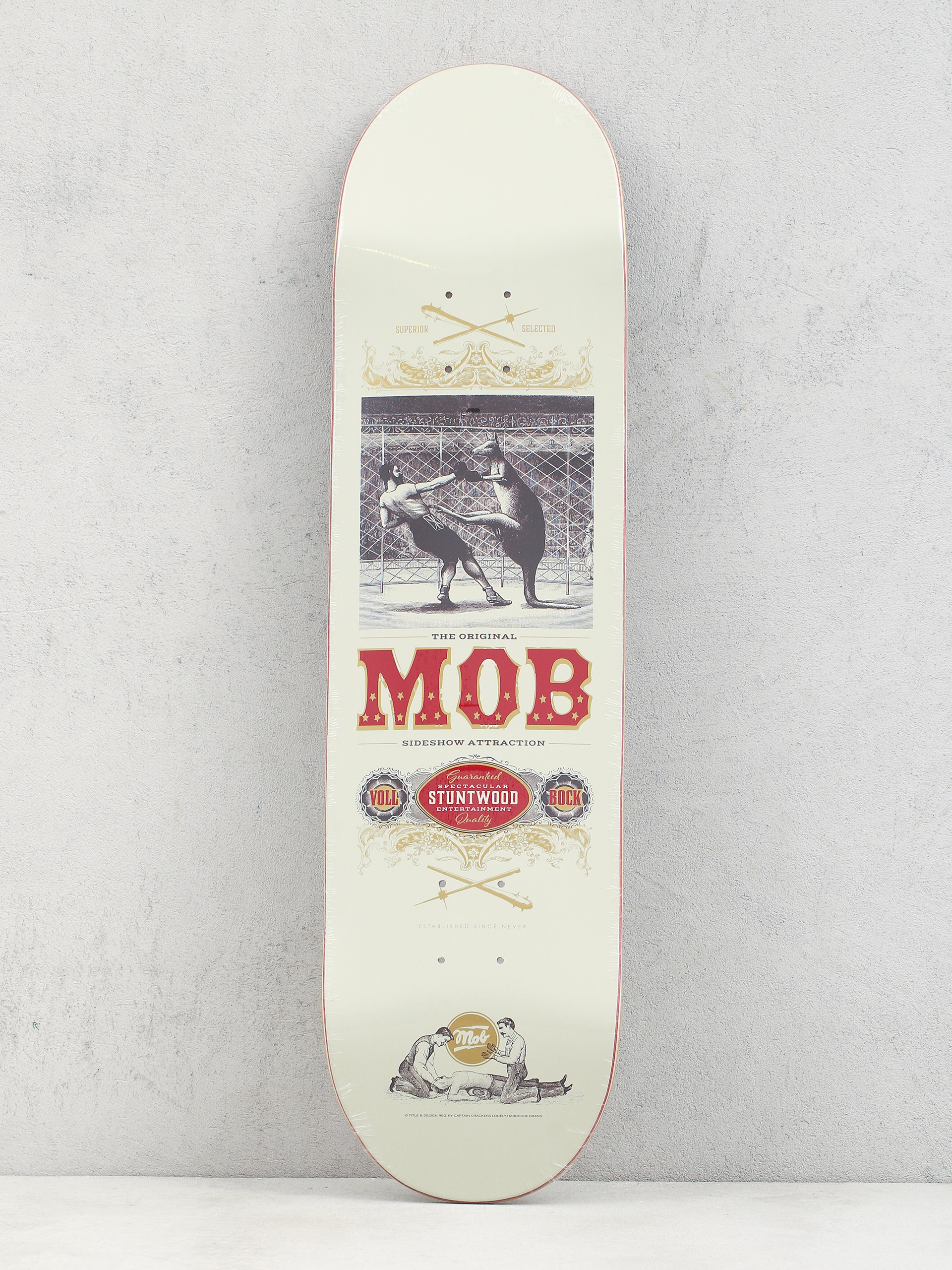 Placă Mob Skateboards Sideshow (beige)