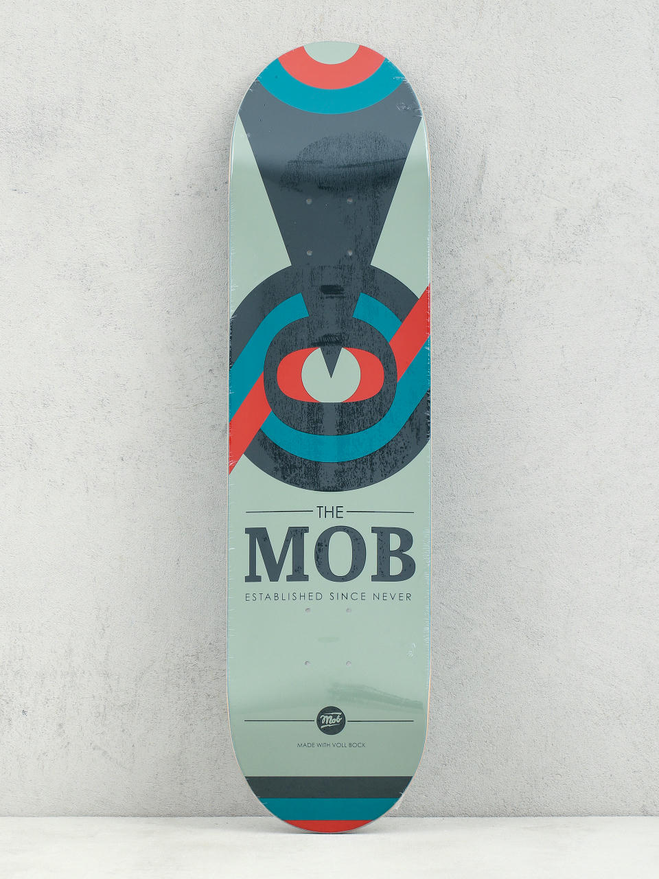 Placă Mob Skateboards Eyechart (steel green)