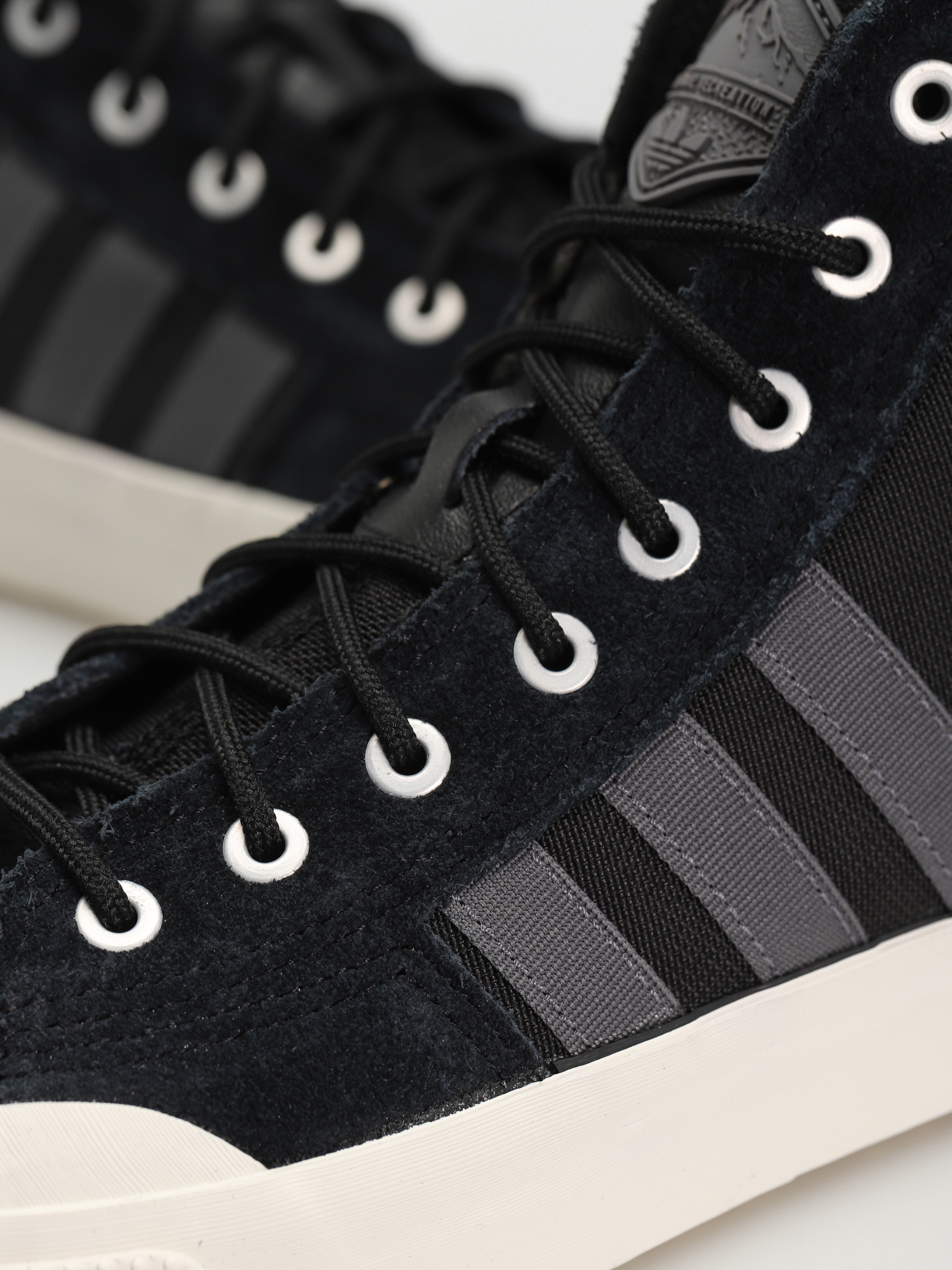 Pantofi adidas Originals Nizza Hi Rf Atr (cblack/cwhite/grefiv)