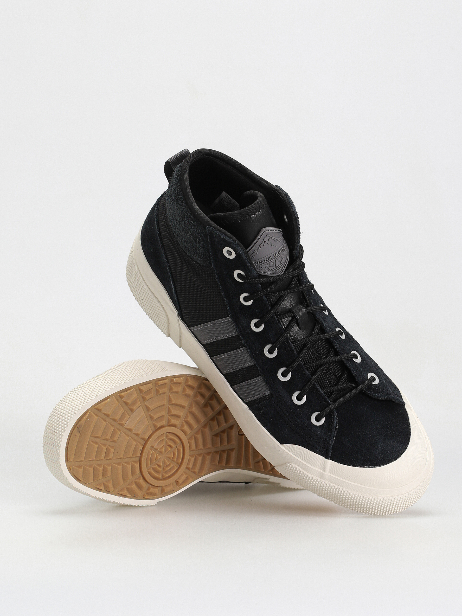Pantofi adidas Originals Nizza Hi Rf Atr (cblack/cwhite/grefiv)