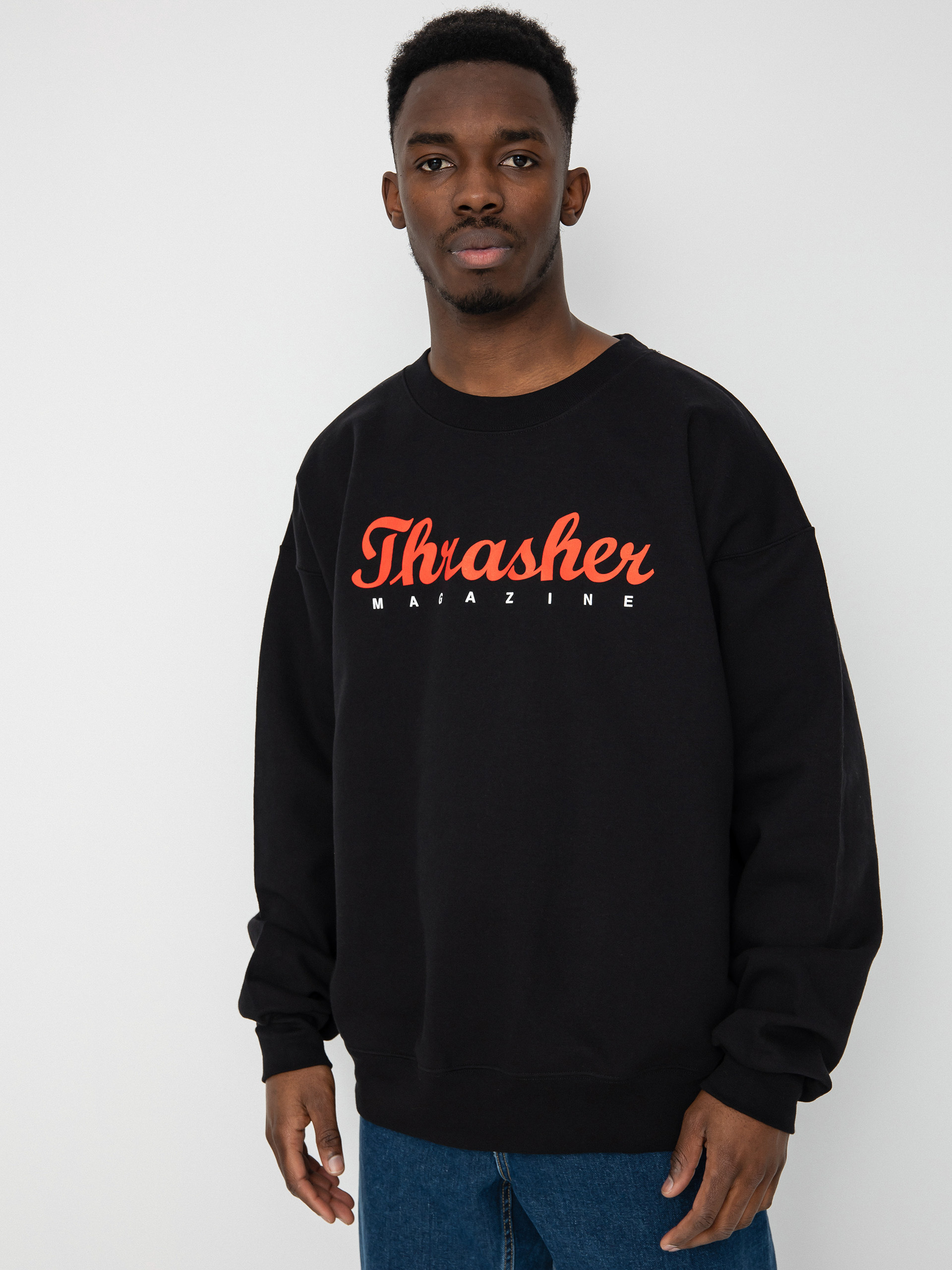 Hanorac Thrasher Script Crew (black)