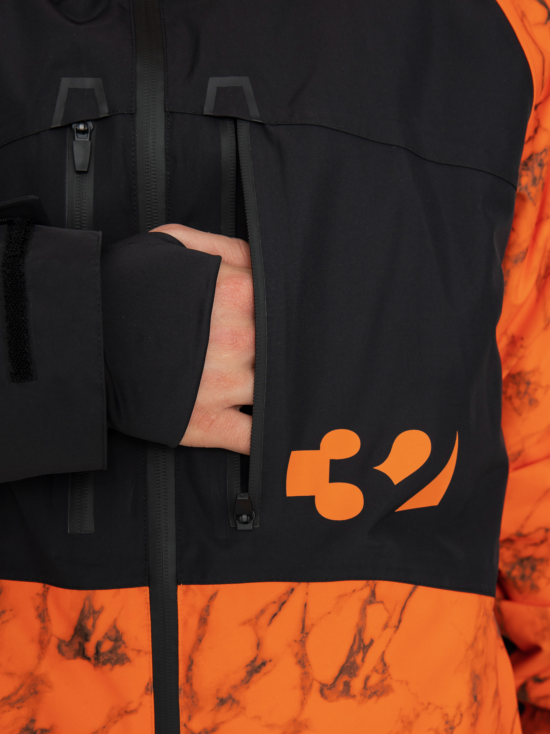 Pentru bărbați Geacă de snowboard ThirtyTwo Lashed Insulated (orange)