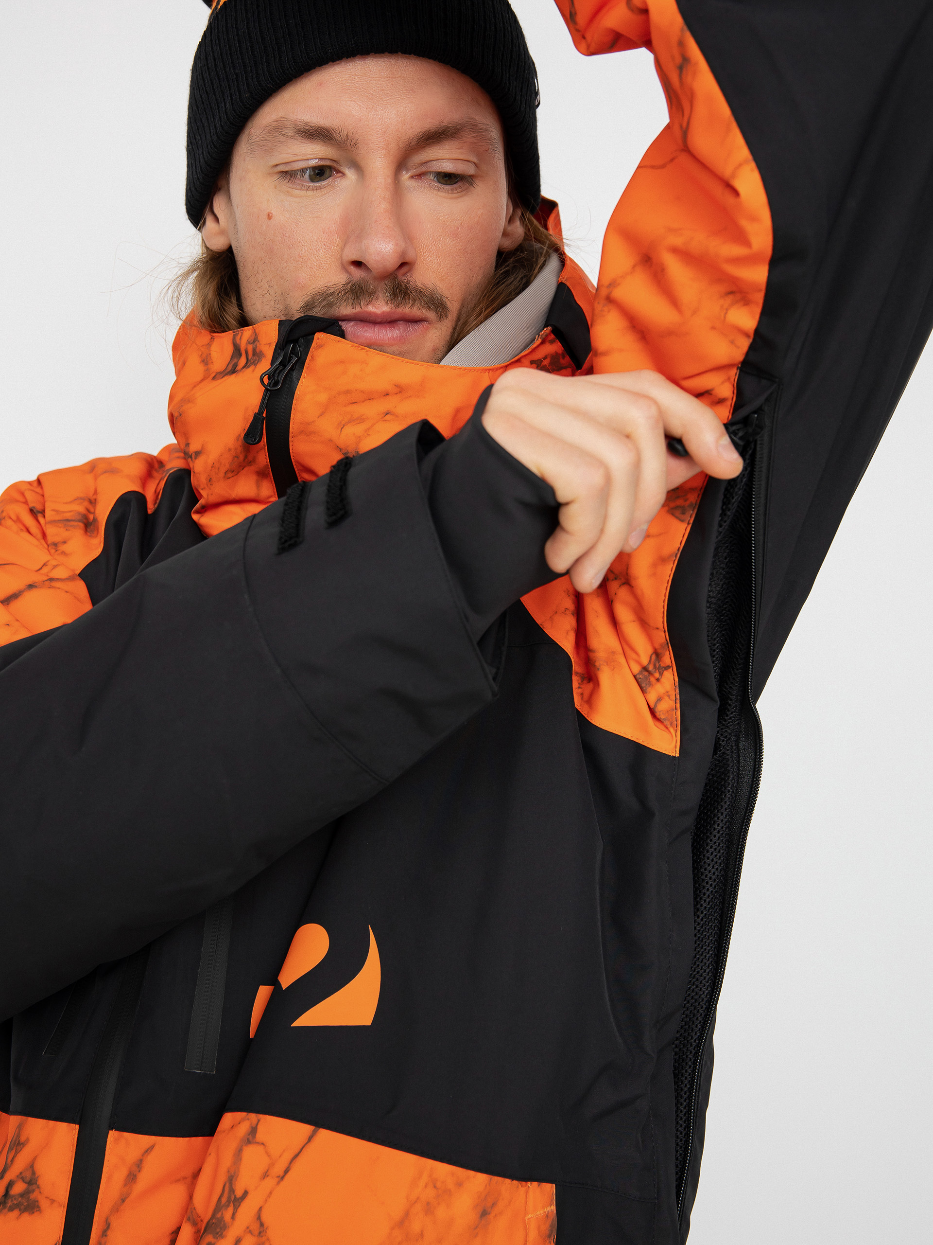 Pentru bărbați Geacă de snowboard ThirtyTwo Lashed Insulated (orange)