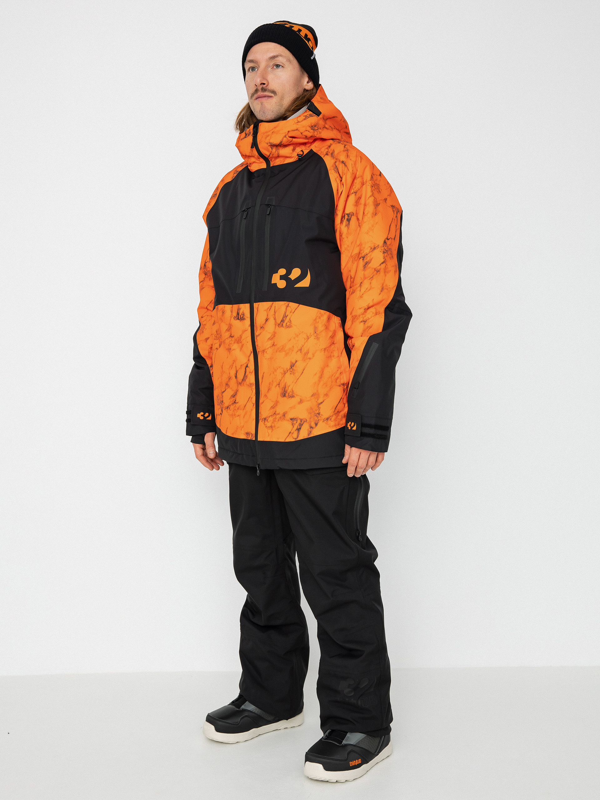 Pentru bărbați Geacă de snowboard ThirtyTwo Lashed Insulated (orange)