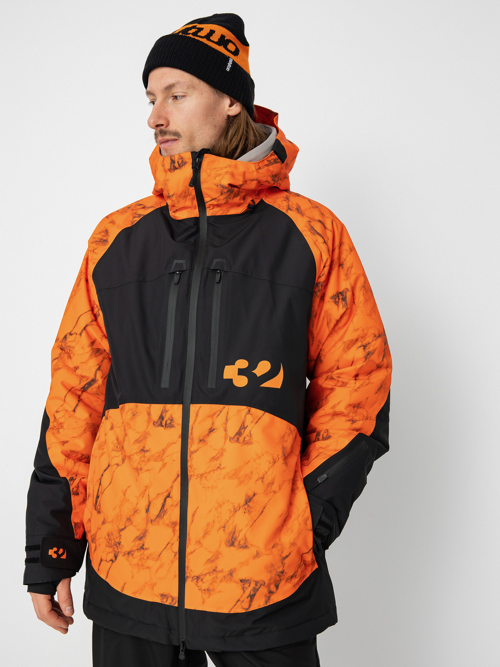 Pentru bărbați Geacă de snowboard ThirtyTwo Lashed Insulated (orange)