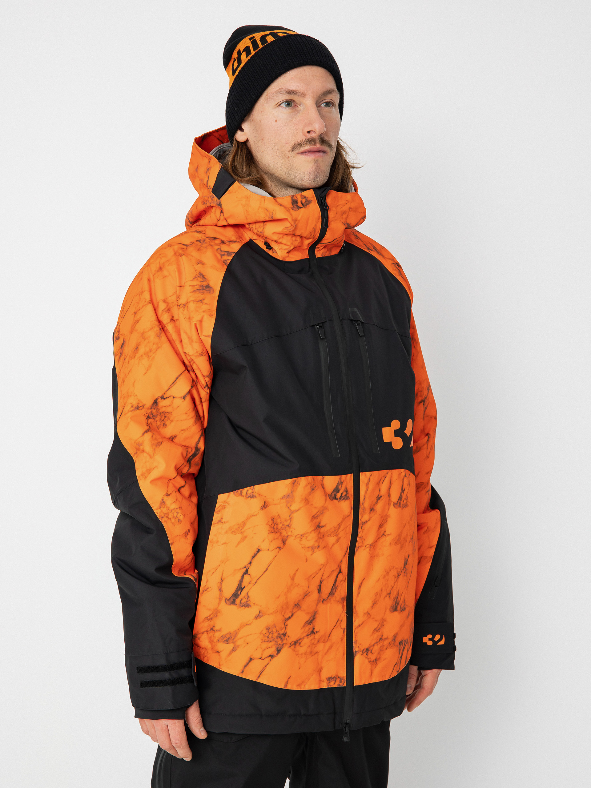 Pentru bărbați Geacă de snowboard ThirtyTwo Lashed Insulated (orange)