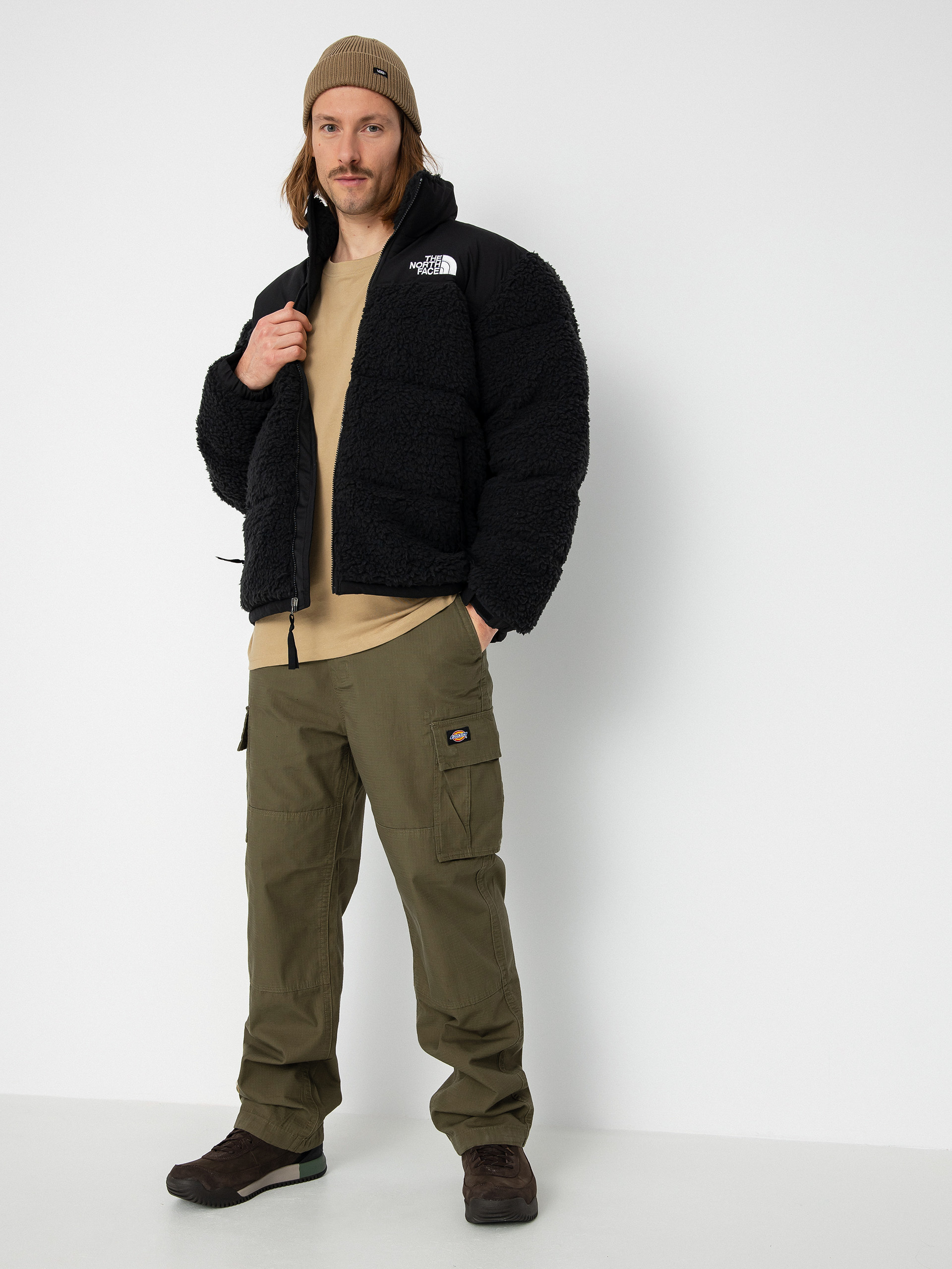 Geacă The North Face Sherpa Nuptse - negru (tnf black)