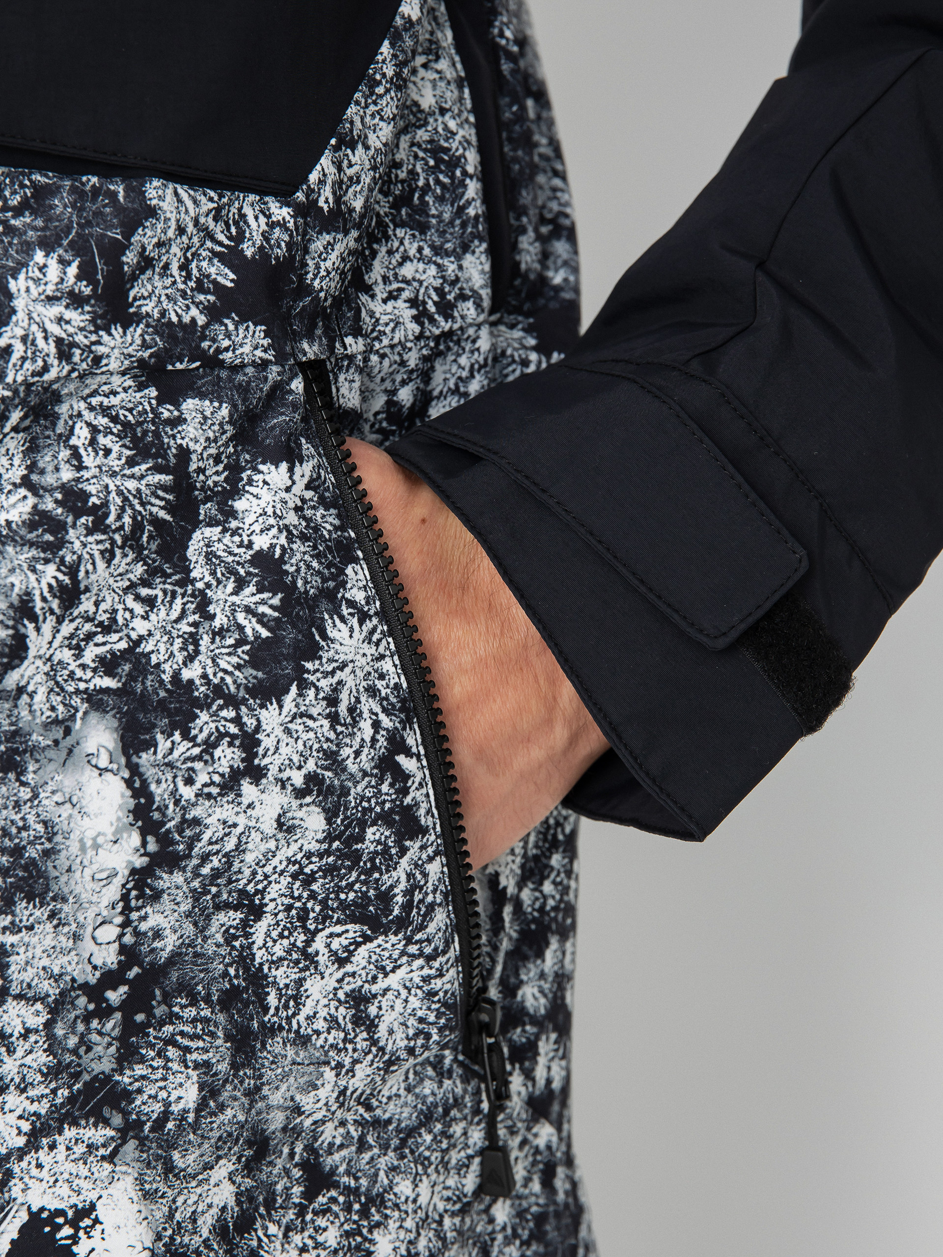 Pentru bărbați Geacă de snowboard Burton Peasy (true black/aerial pines)