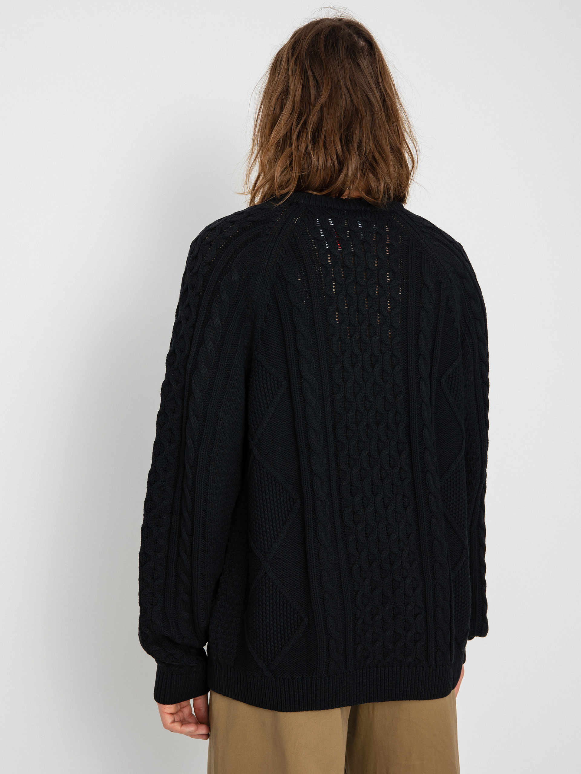 Pulover Nike SB Cable Knit (black)