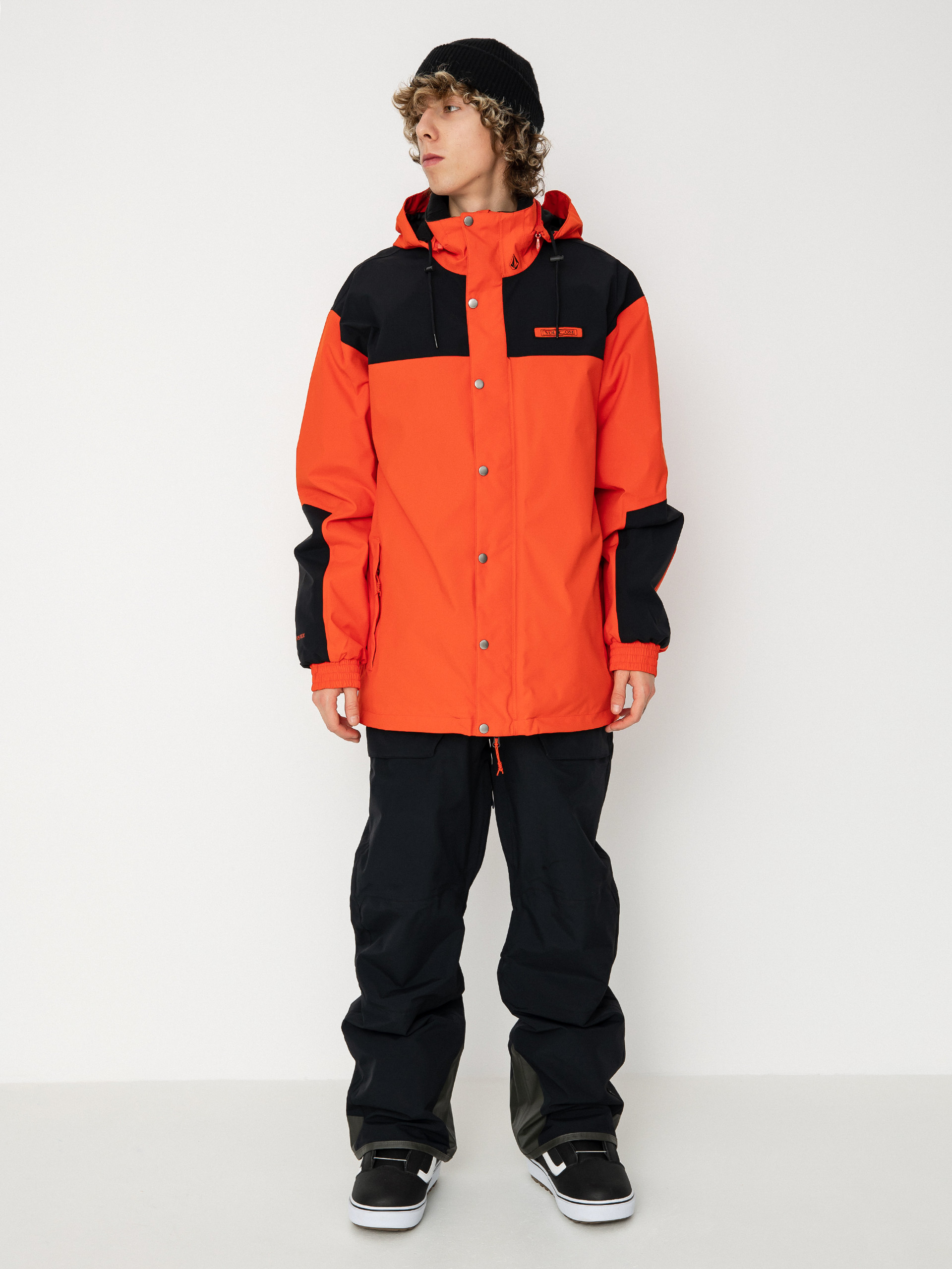 Pentru bărbați Geacă de snowboard Volcom Longo Gore Tex (orange shock)