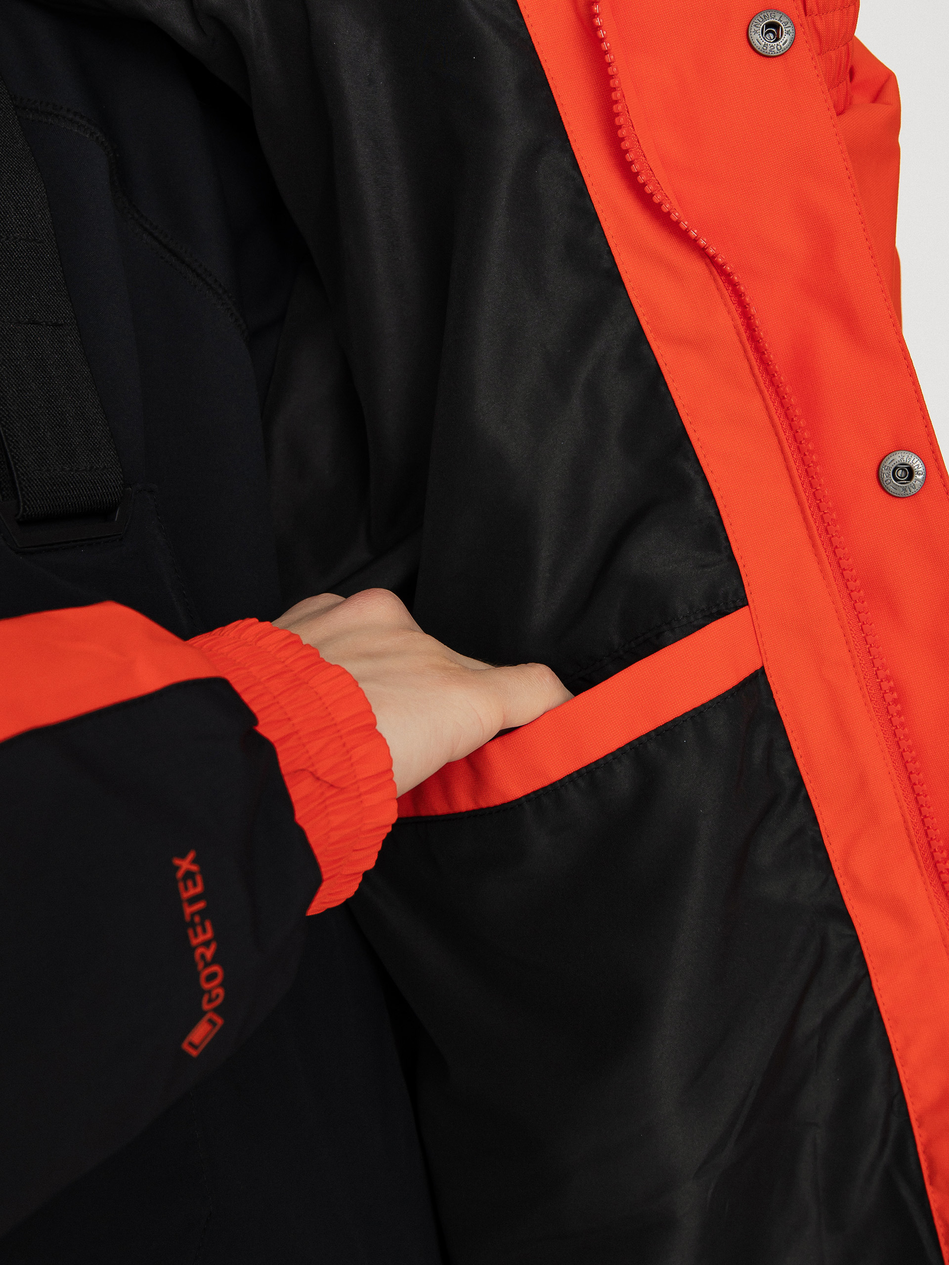 Pentru bărbați Geacă de snowboard Volcom Longo Gore Tex (orange shock)