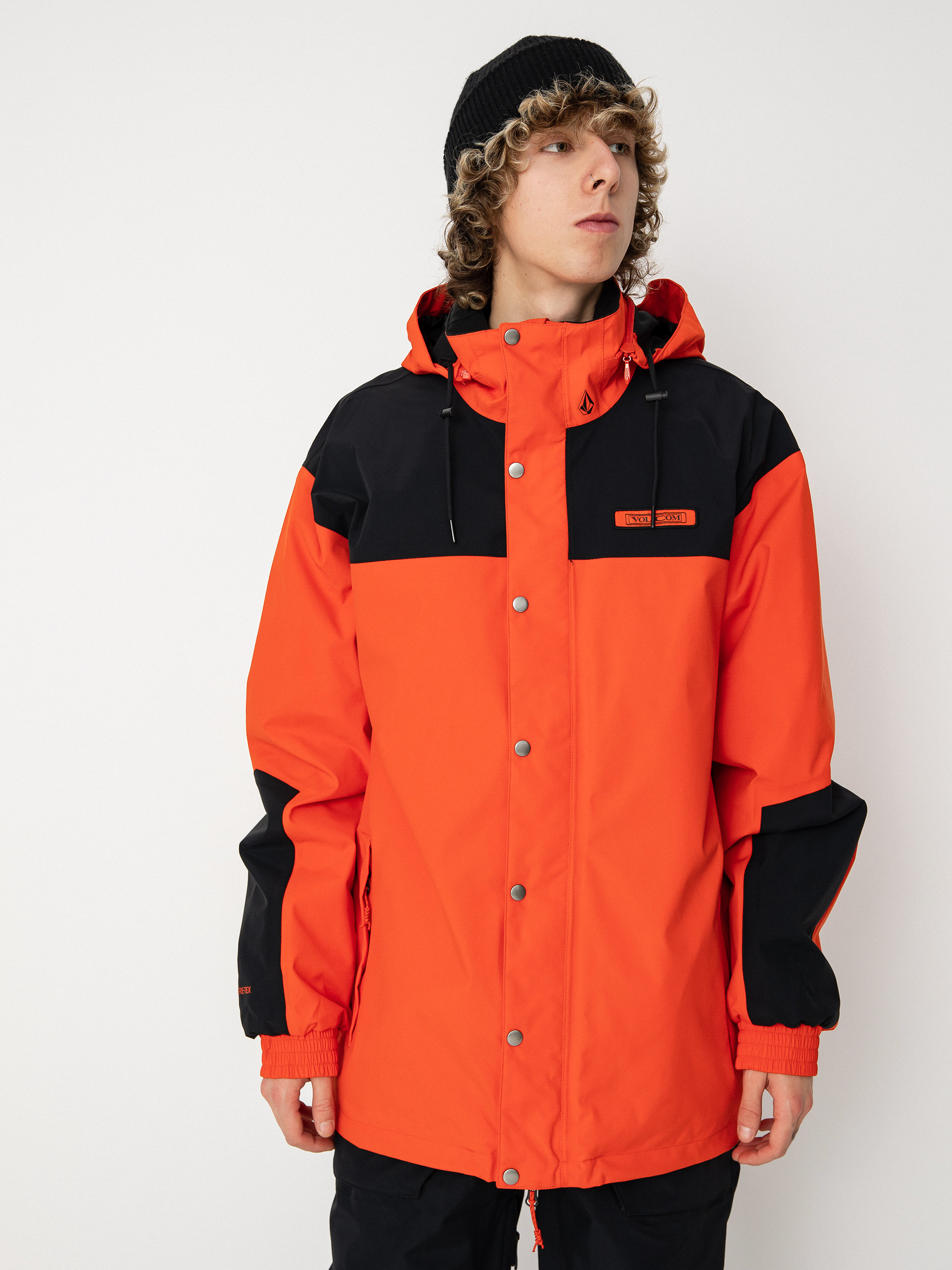 Pentru bărbați Geacă de snowboard Volcom Longo Gore Tex (orange shock)