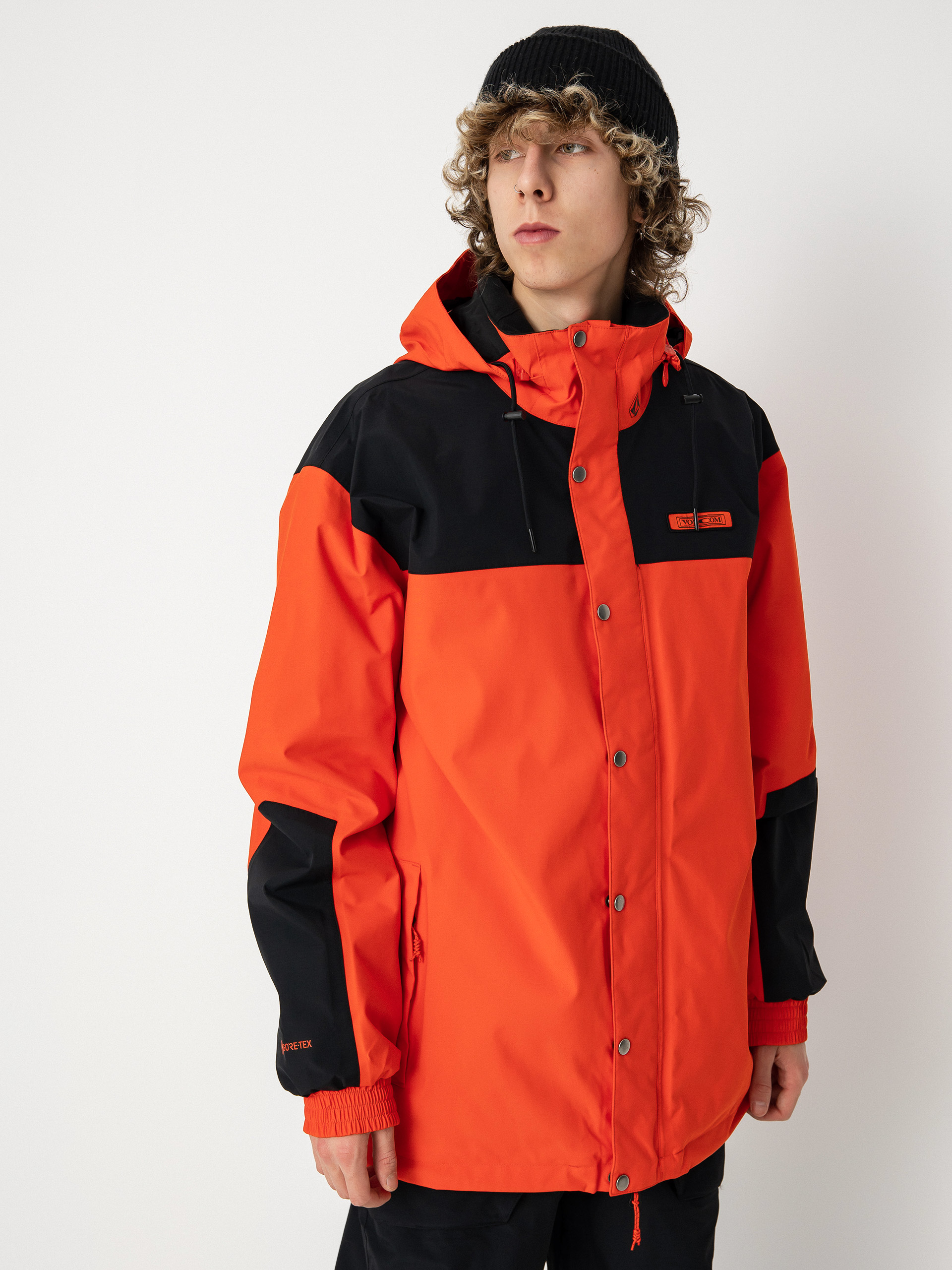Pentru bărbați Geacă de snowboard Volcom Longo Gore Tex (orange shock)