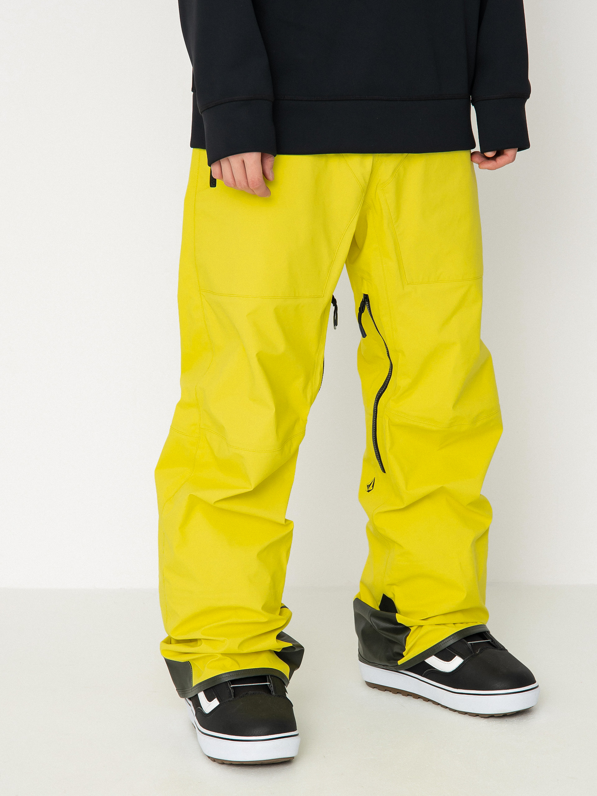 Pentru bărbați Pantaloni pentru snowboard Volcom Guide Gore Tex (citron)