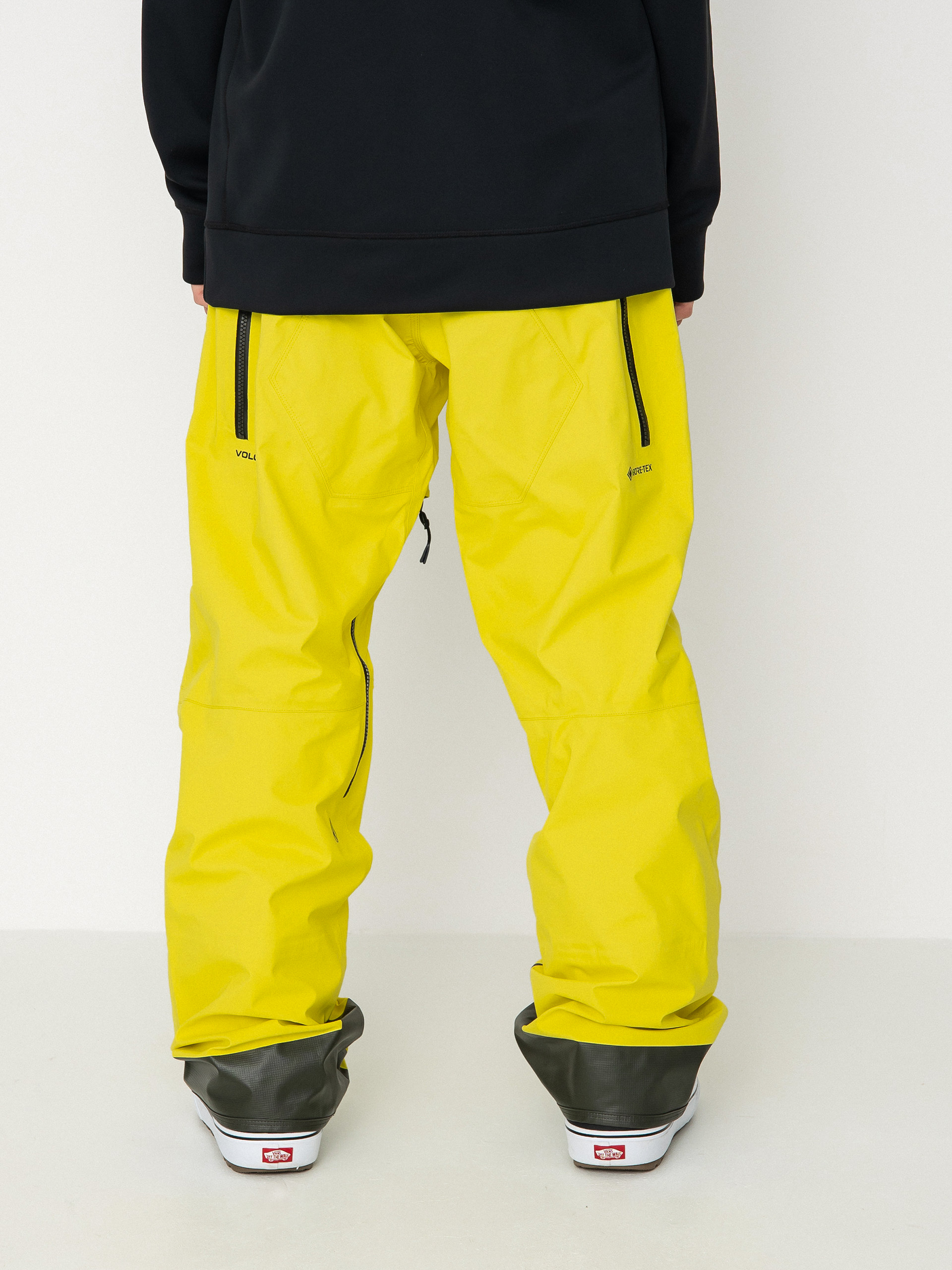 Pentru bărbați Pantaloni pentru snowboard Volcom Guide Gore Tex (citron)