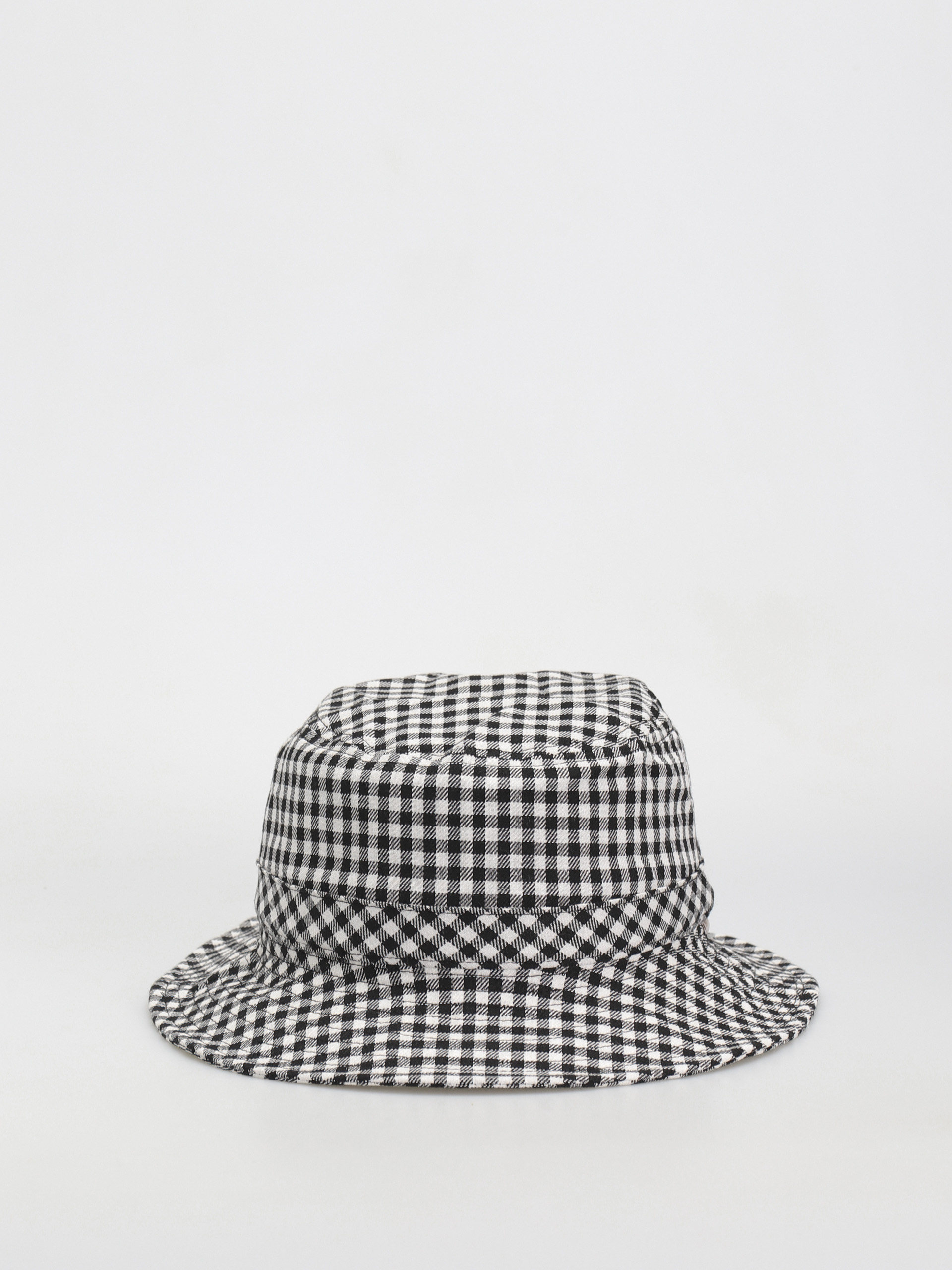 Pu0103lu0103rie Brixton Petra Packable Bucket Hat (black gingham)