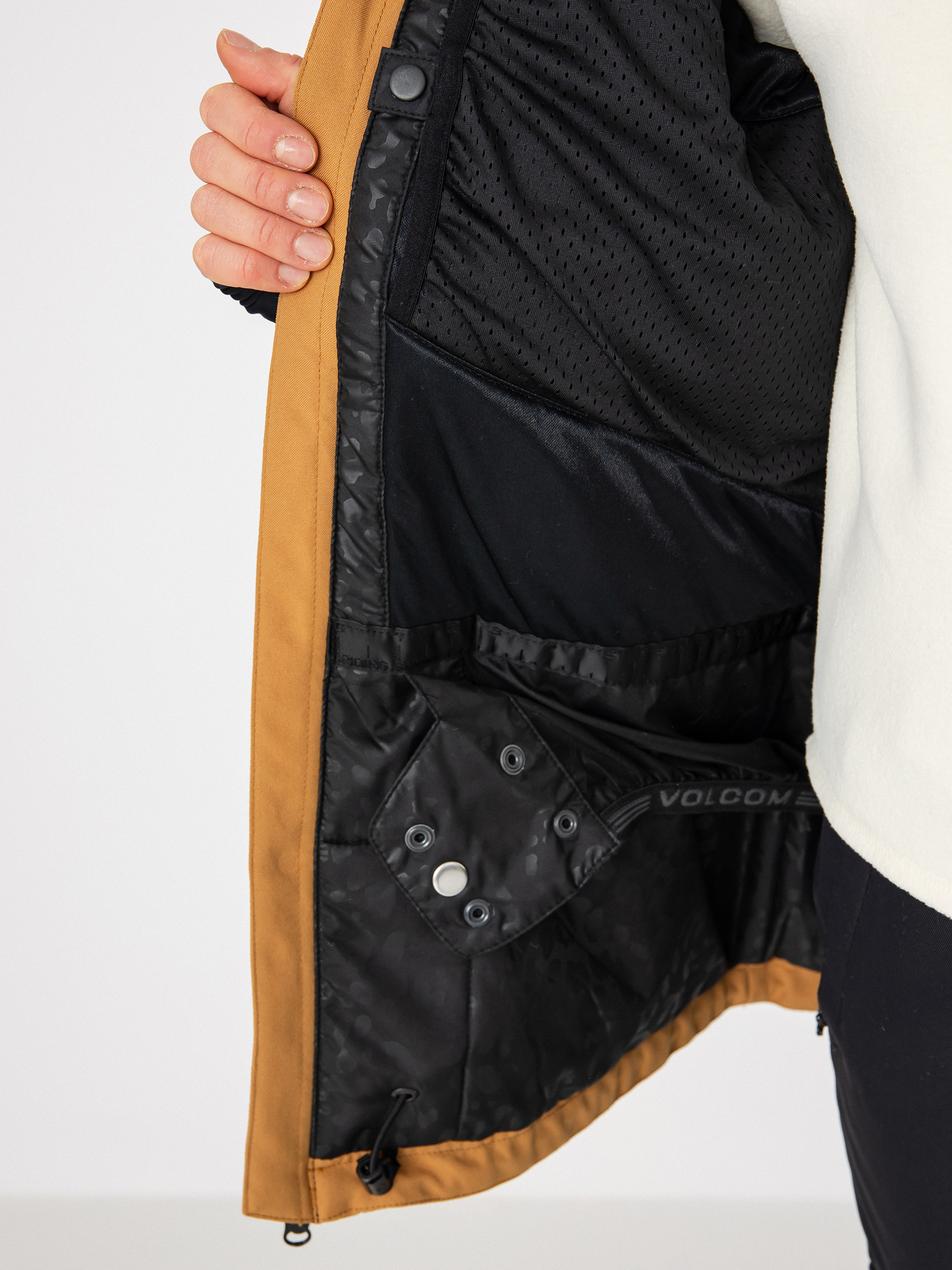 Pentru femei Geacă de snowboard Volcom Shelter 3D Stretch (caramel)