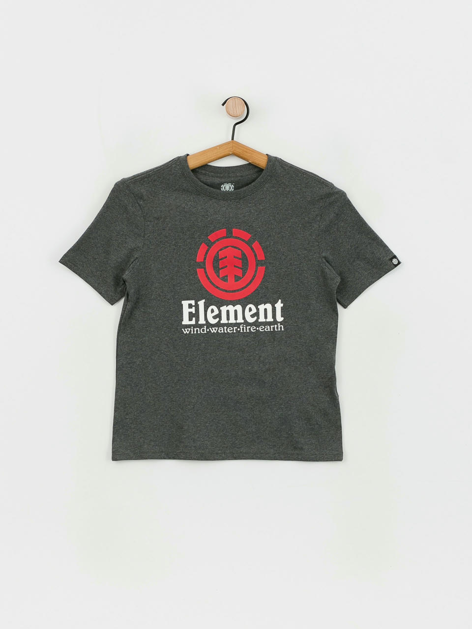 Tricou Element Vertical JR (charcoal heathe)