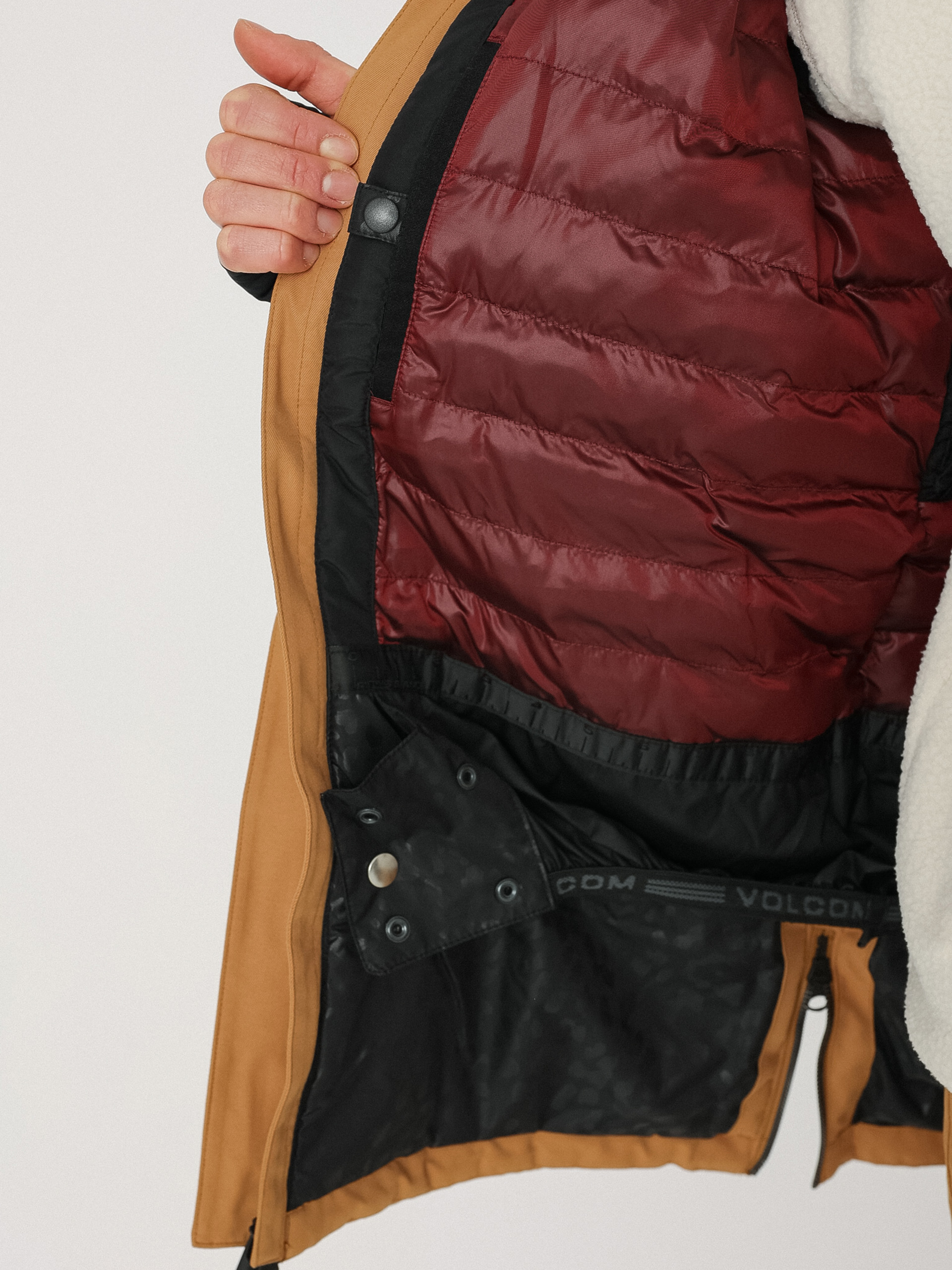 Pentru femei Geacă de snowboard Volcom Paxson 2L Tds Inf Parka (caramel)