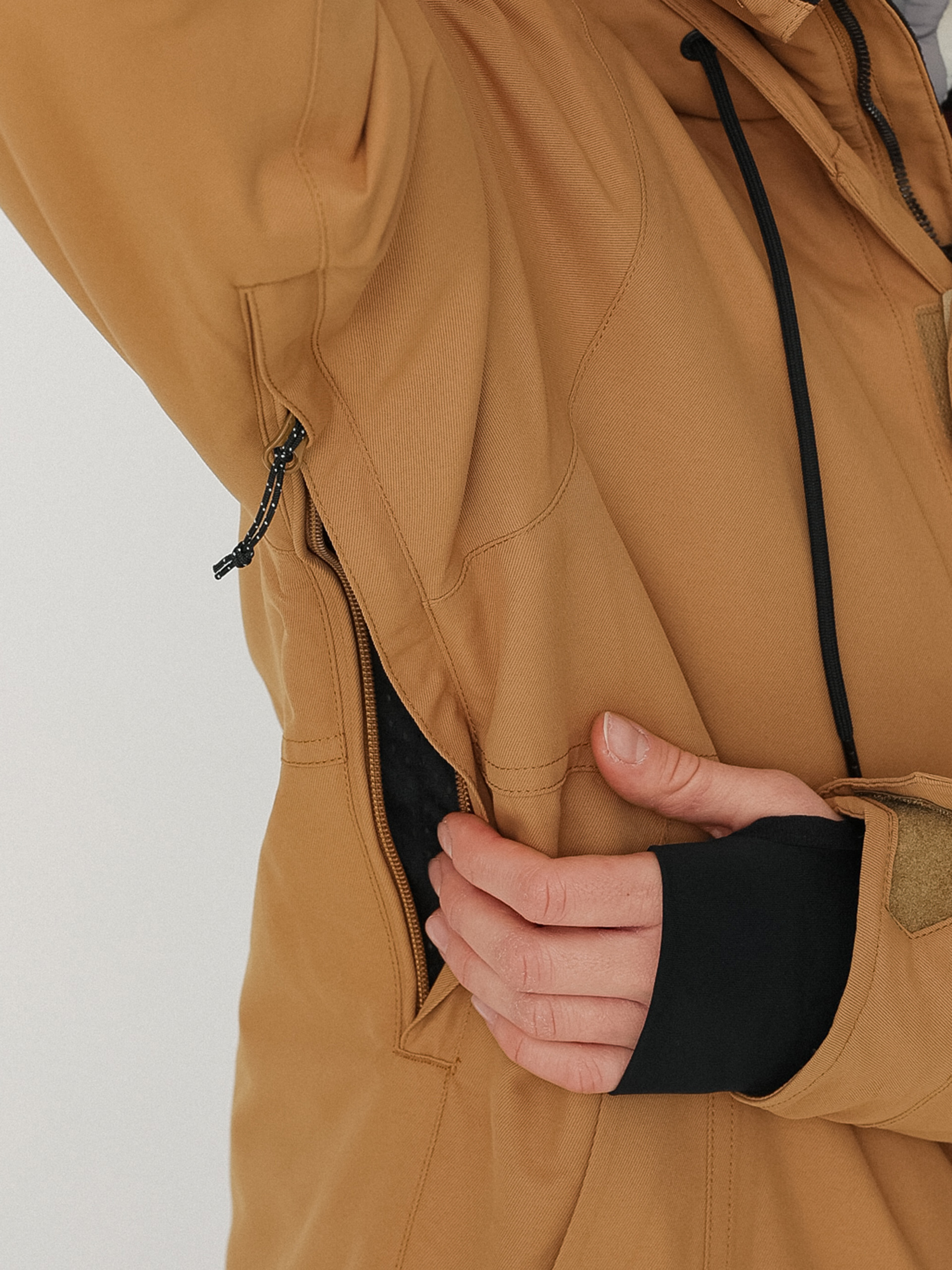 Pentru femei Geacă de snowboard Volcom Paxson 2L Tds Inf Parka (caramel)