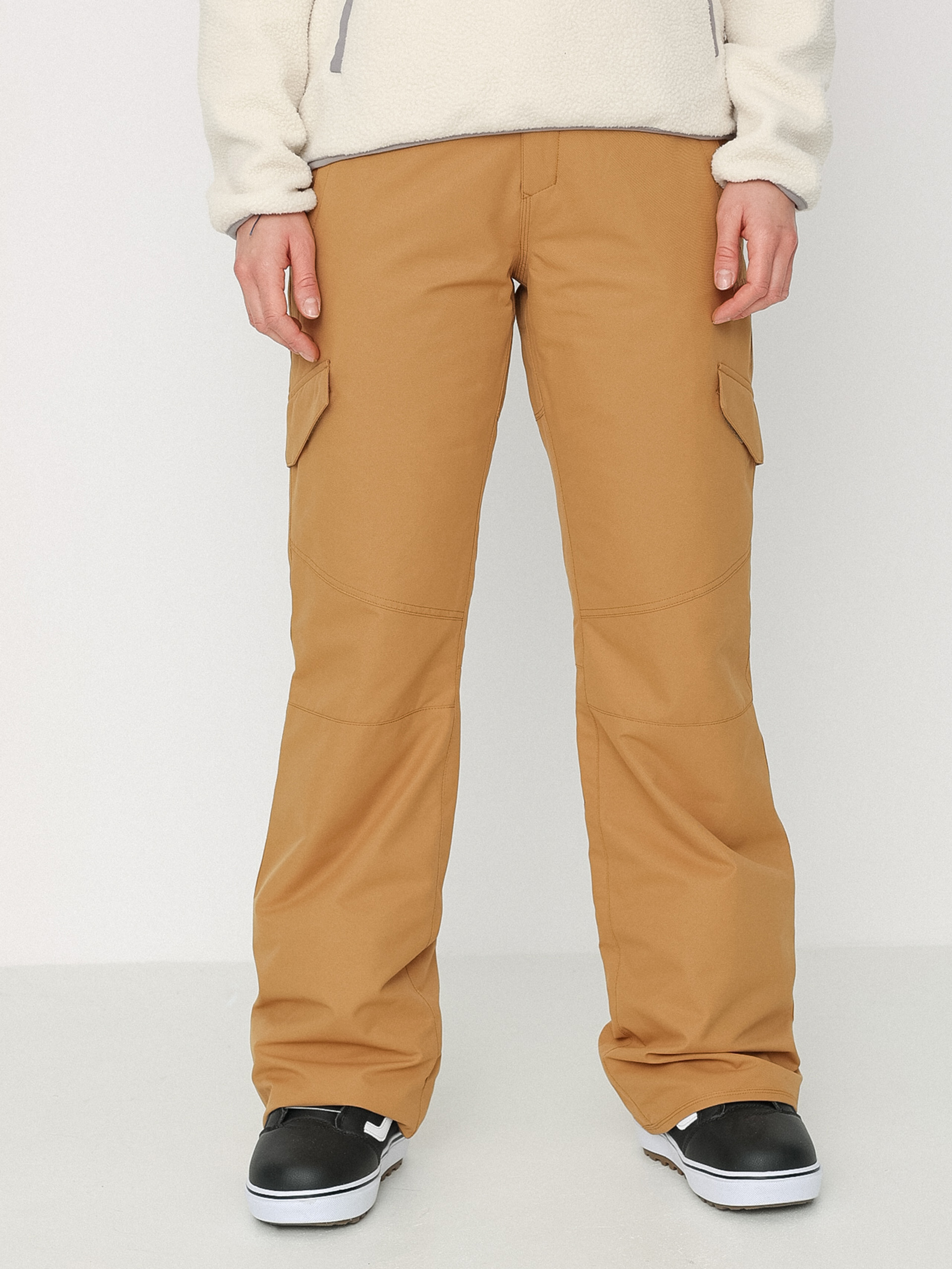 Pantaloni pentru snowboard Volcom Bridger Ins Wmn (caramel)