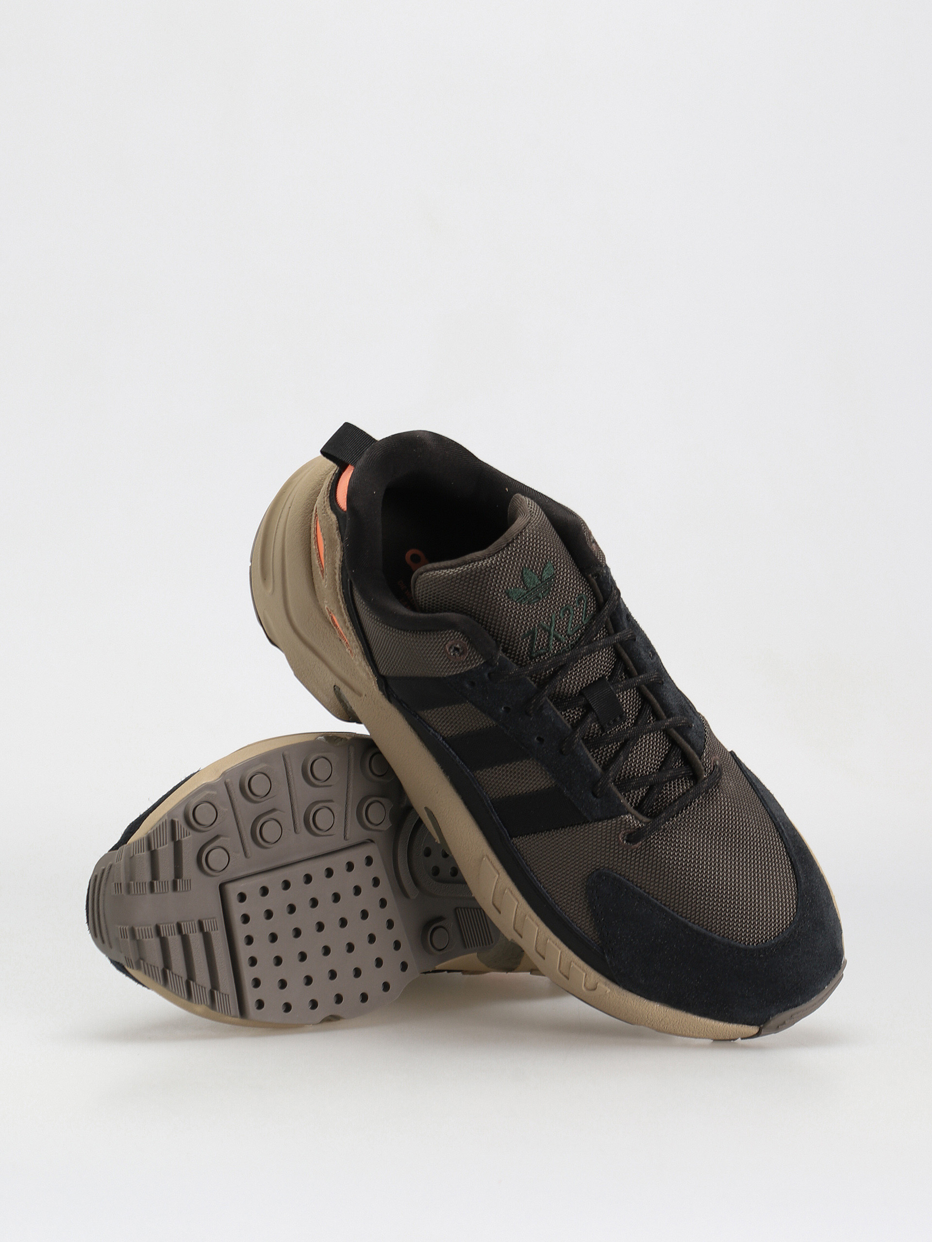 Pantofi adidas Originals Zx 22 Boost - maro, negru (shaoli/shagrn