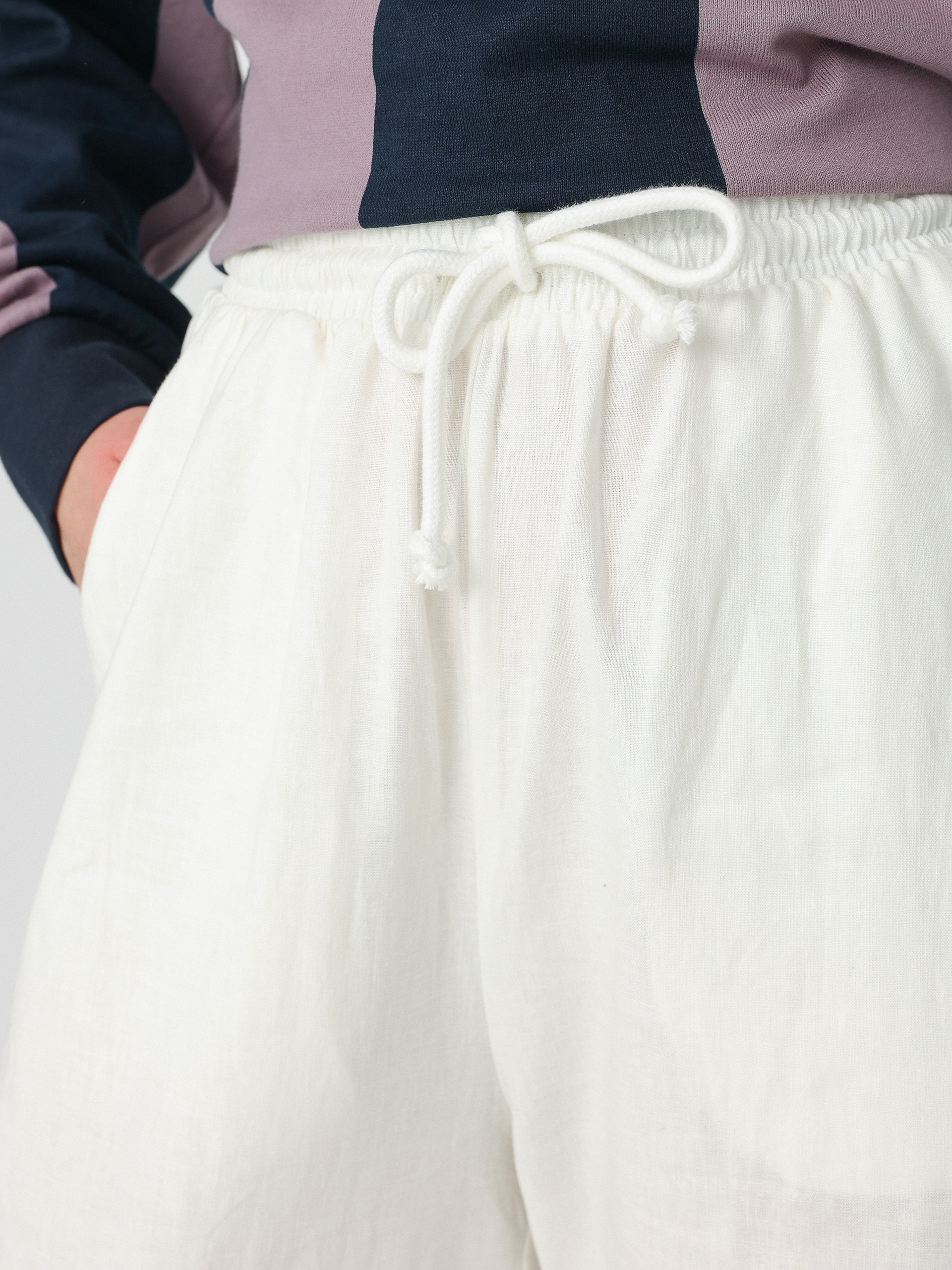 Pantaloni adidas Originals Linen Tp Wmn (nondye)