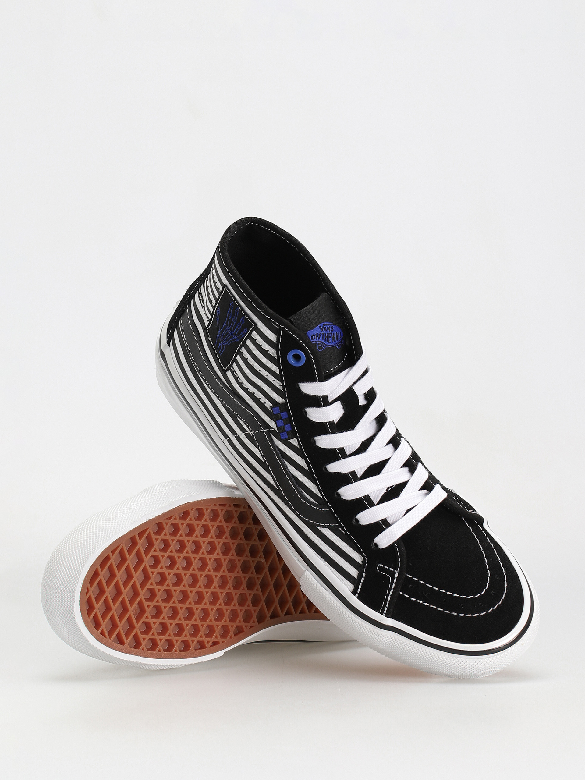 Pantofi Vans Skate Sk8 Hi Decon (breana geering black/white)