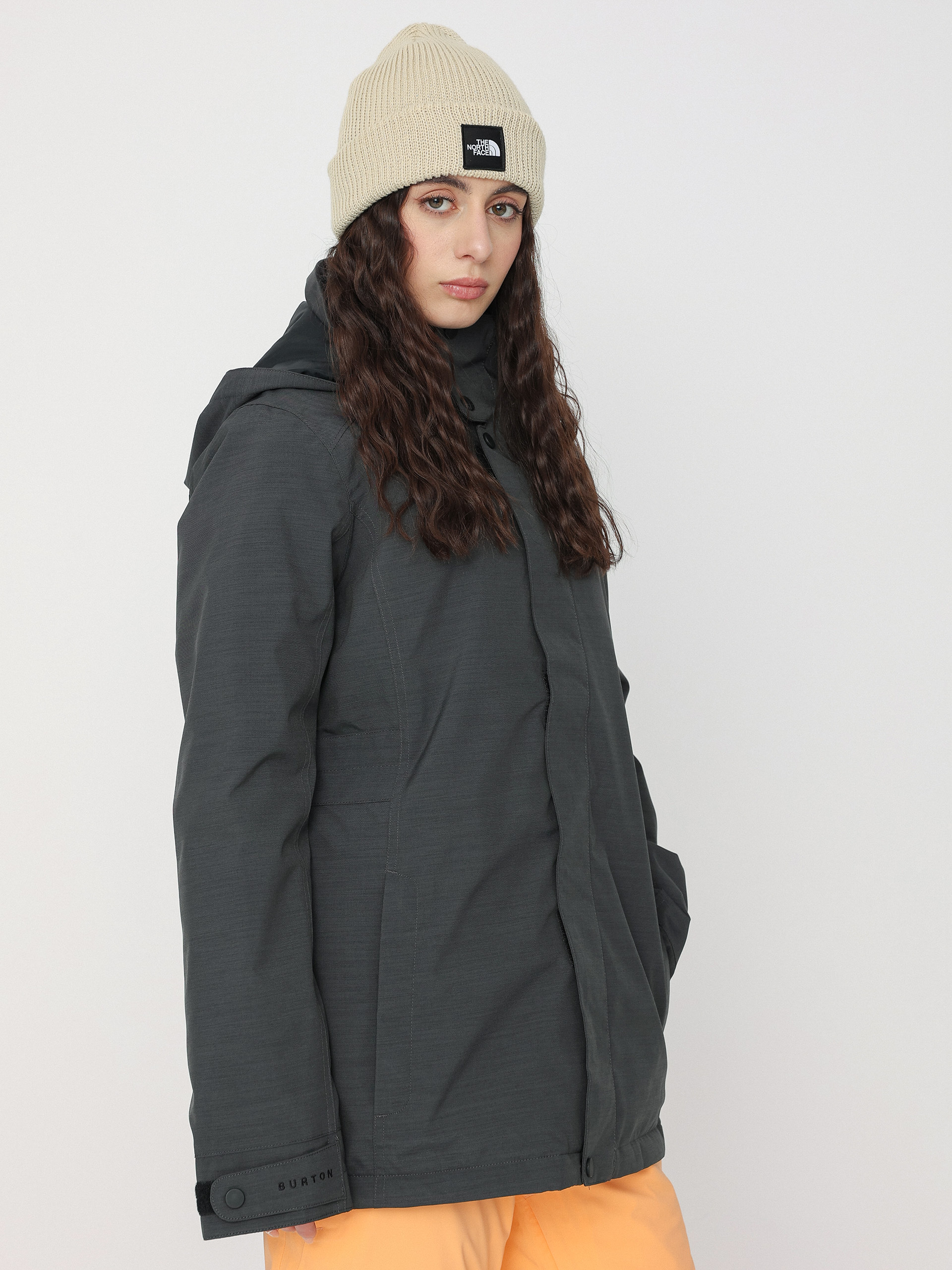 Pentru femei Geacă de snowboard Burton Jet Set (true black heather)