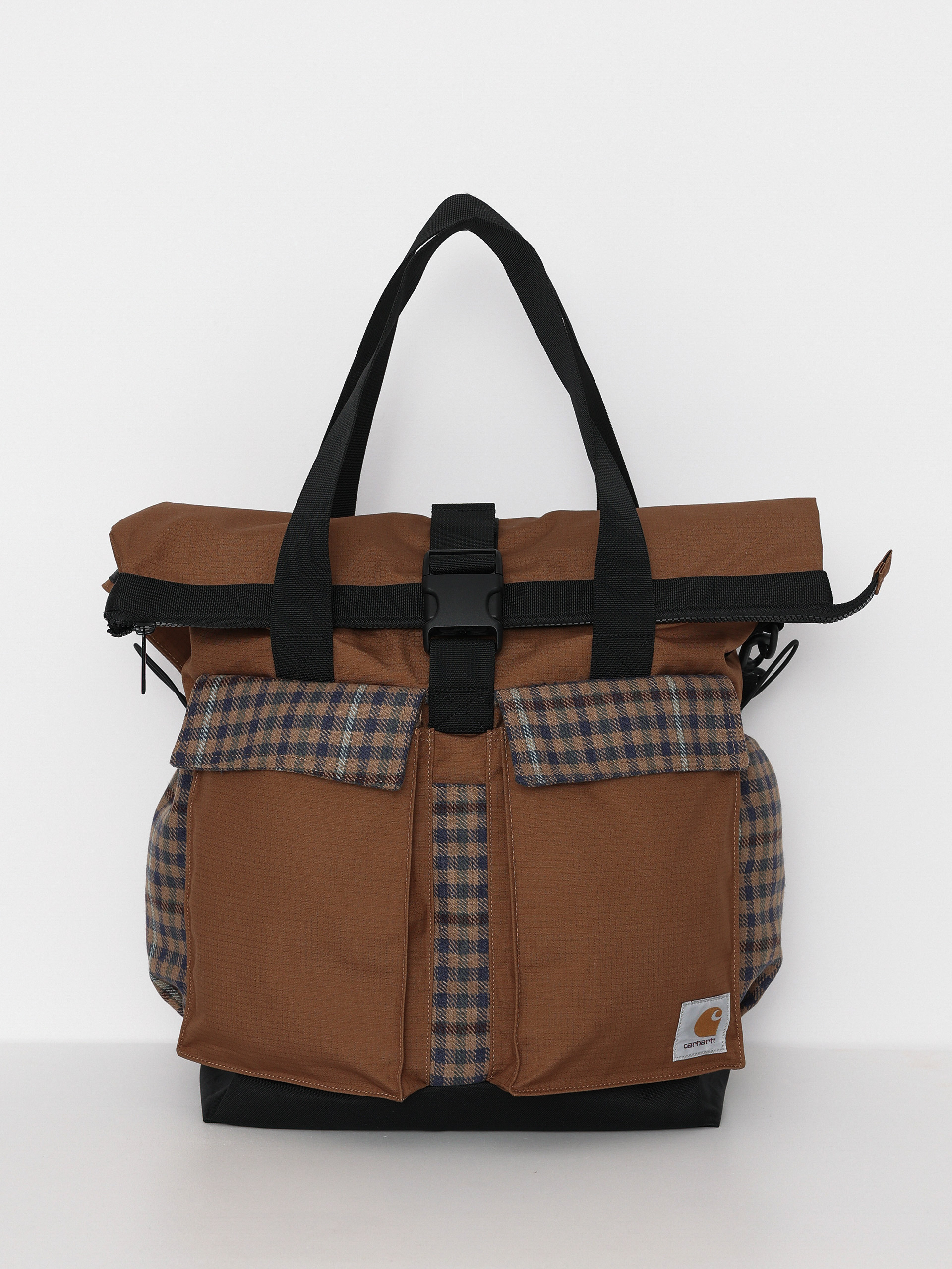 Geantă Carhartt WIP Highbury (hamilton brown/asher check/jasper)