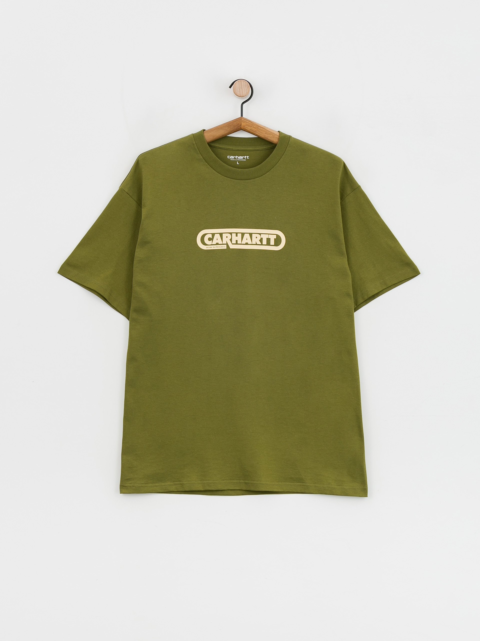 Tricou Carhartt WIP Fuse Script (kiwi/citron)