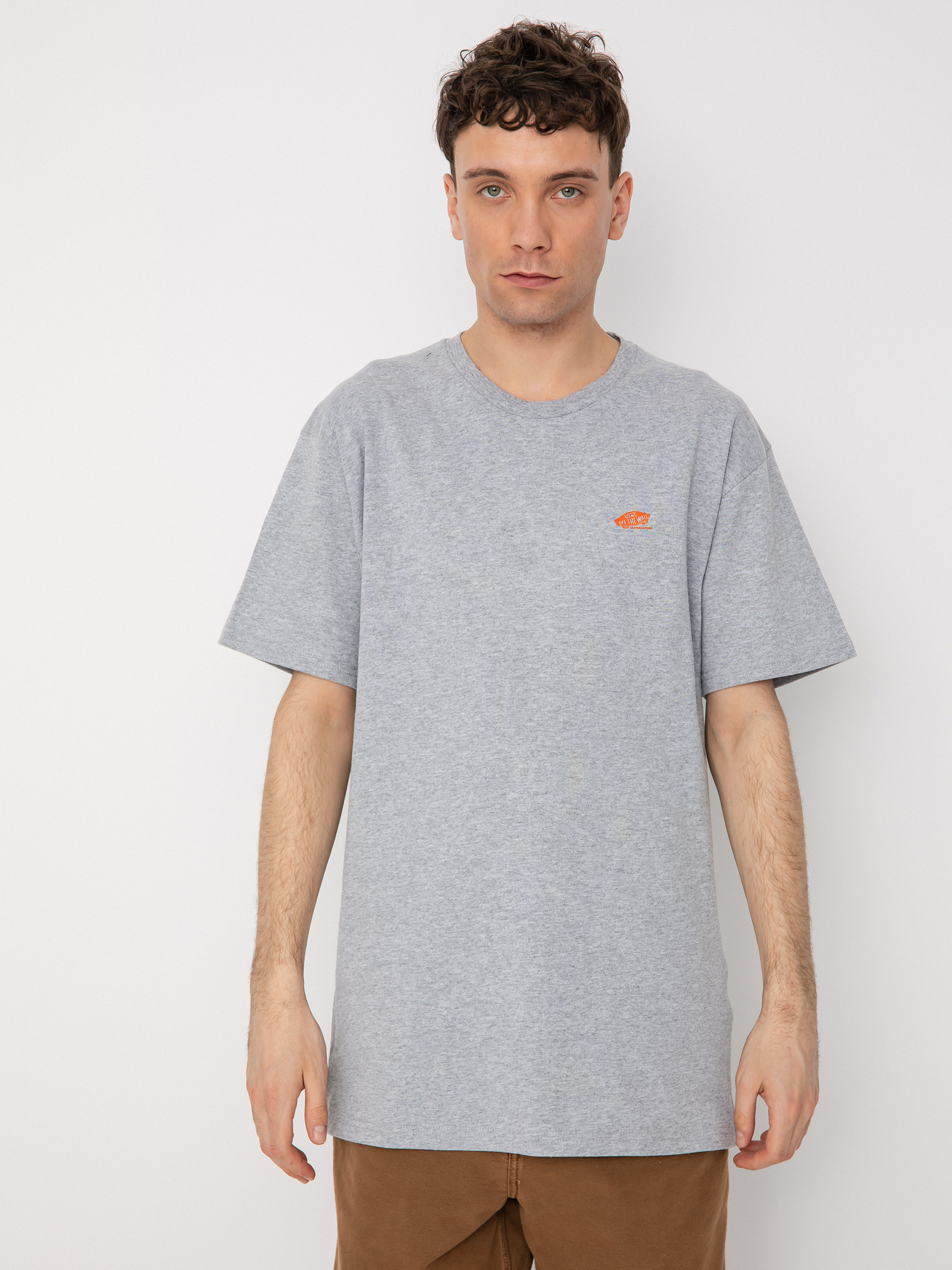 Tricou Vans Skate Classics (athletic hthr/scarletibis)