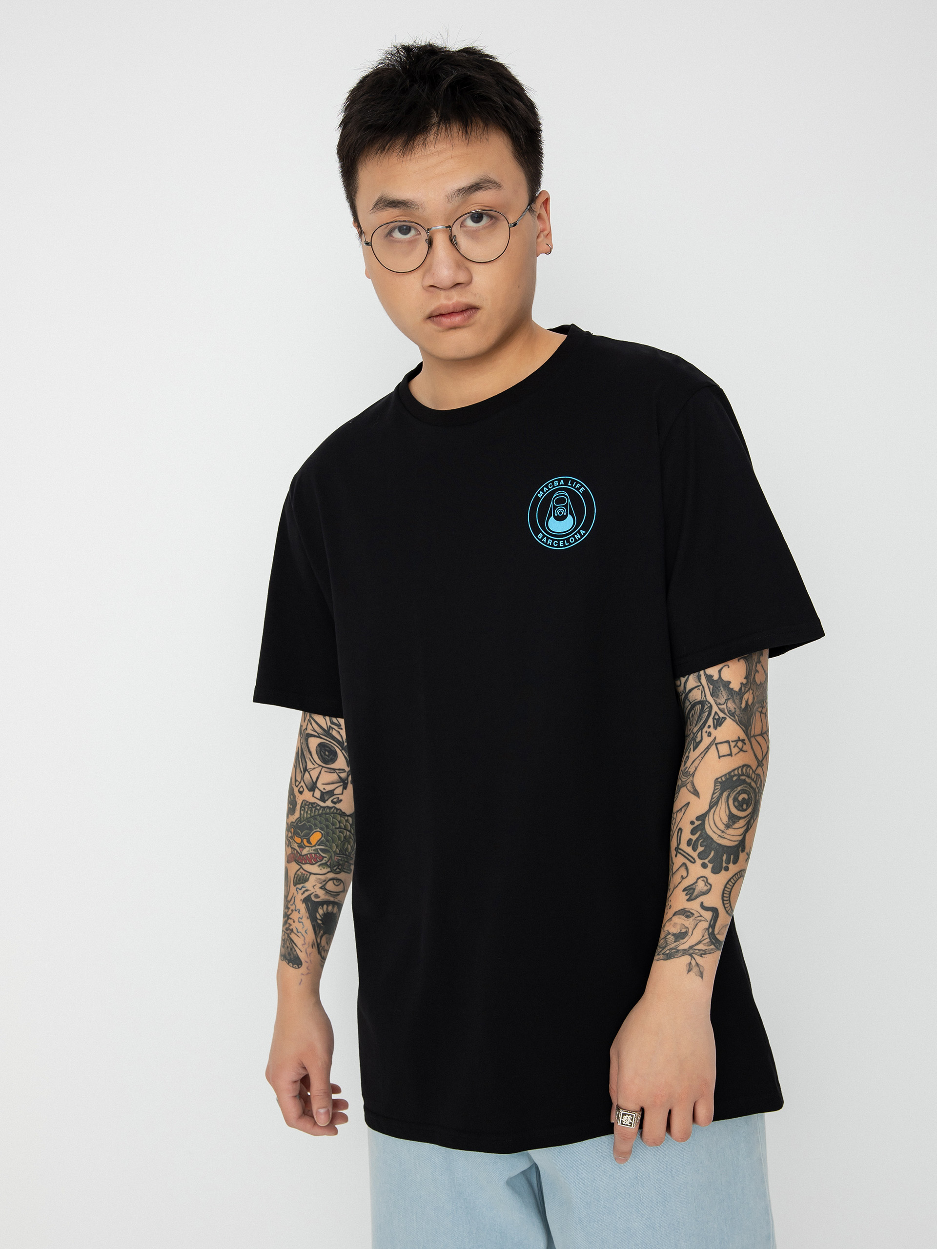 Tricou Macba Life Og Logo (black/blue)