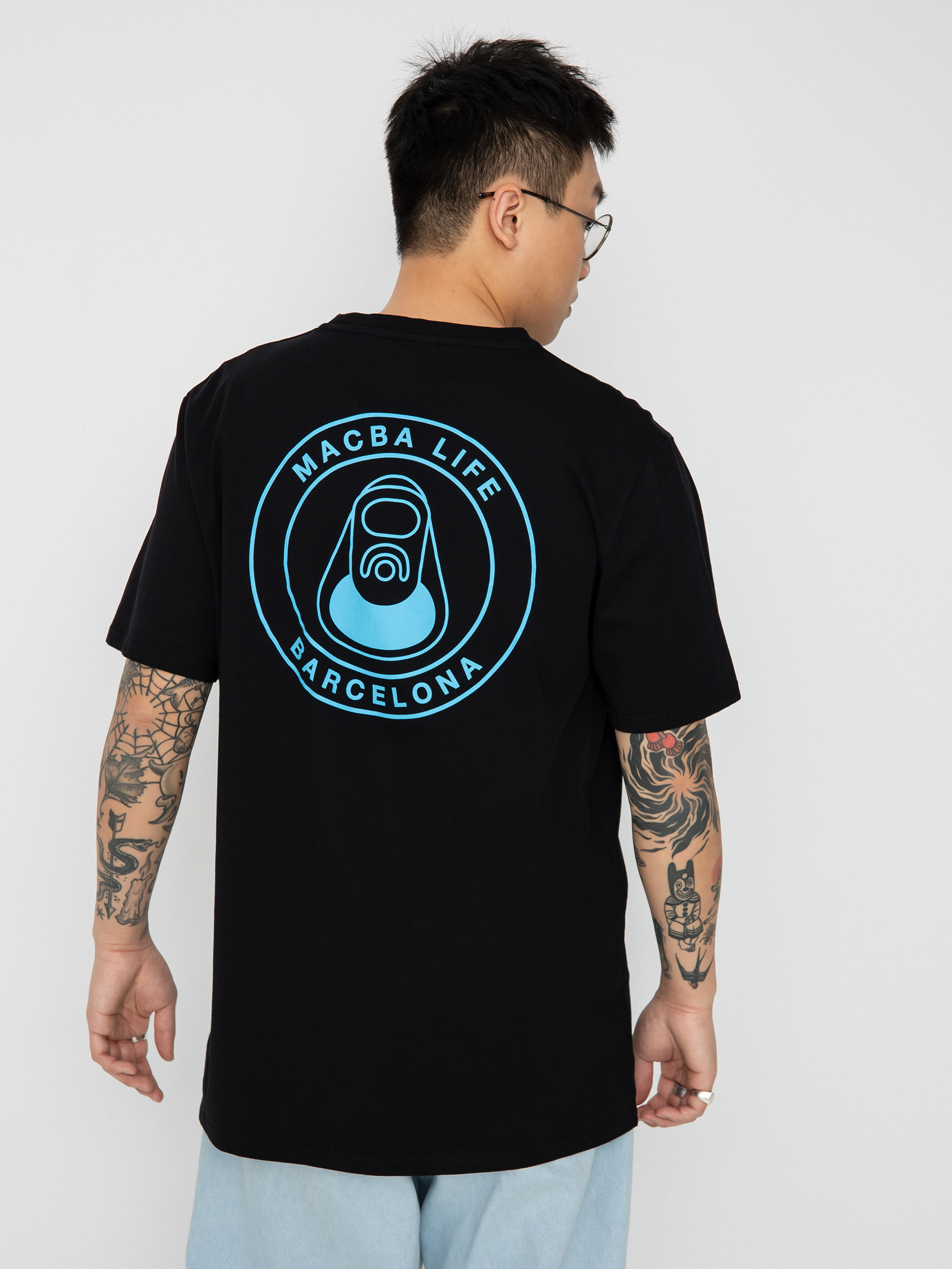 Tricou Macba Life Og Logo (black/blue)