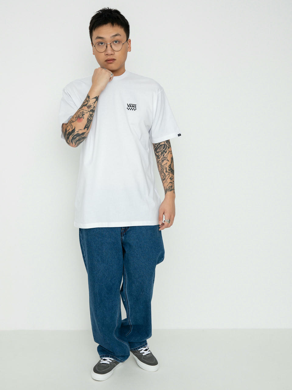 Tricou Vans Left Chest Logo II (white)