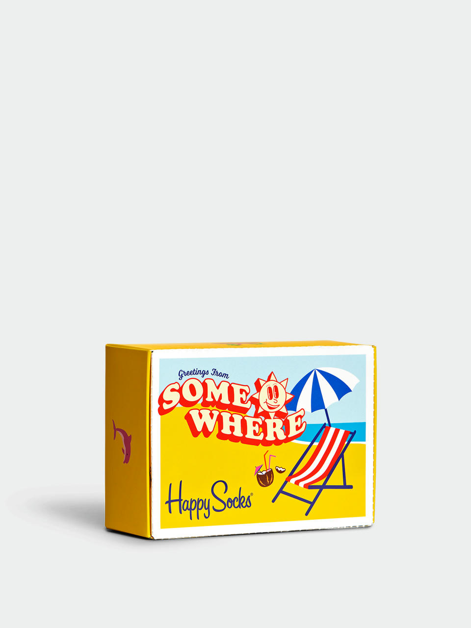 Șosete Happy Socks 2 Pack Wish You Were Here Gift Set (yellow)