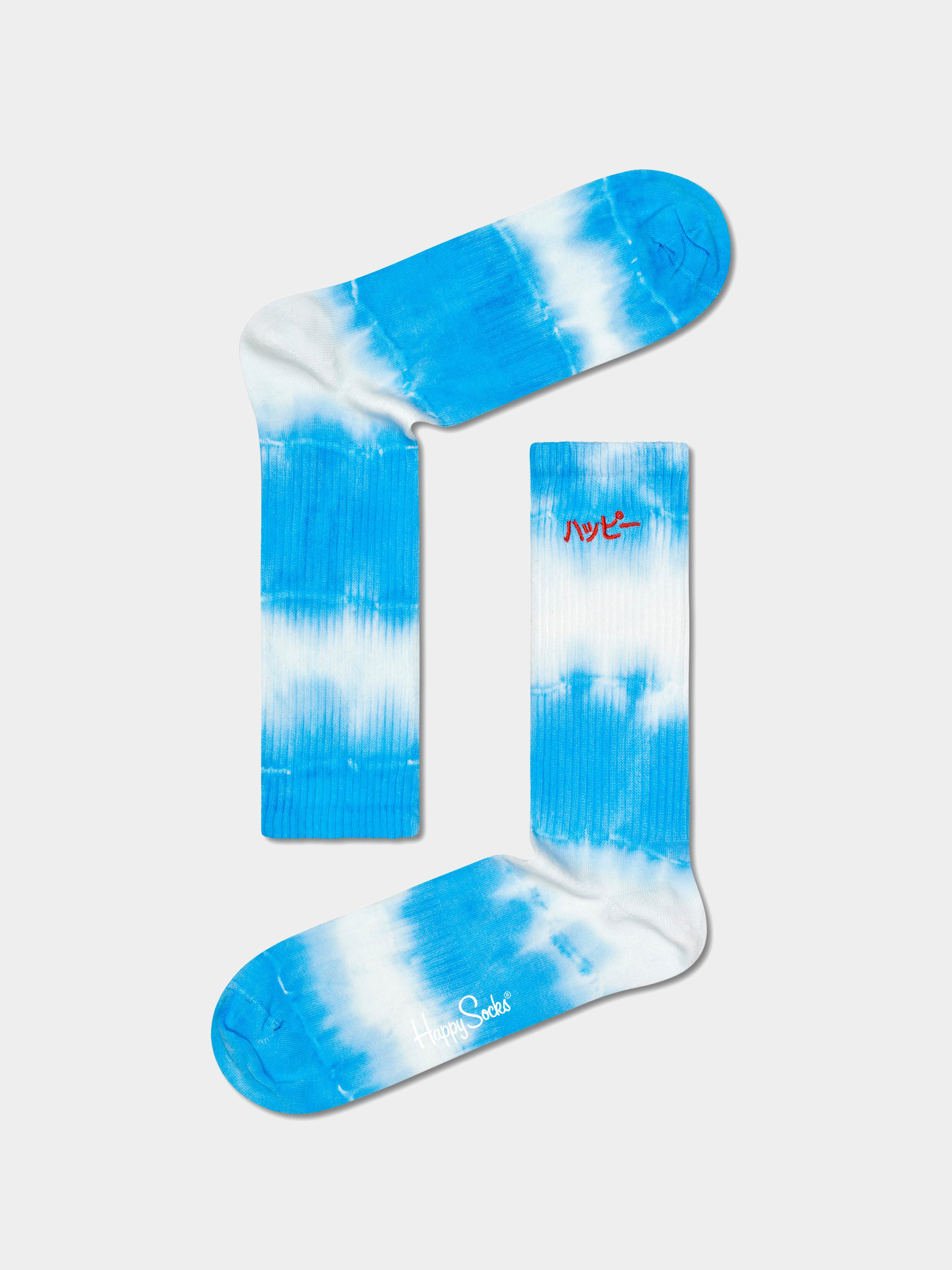 Șosete Happy Socks Est 2008 3/4 Crew (blue)