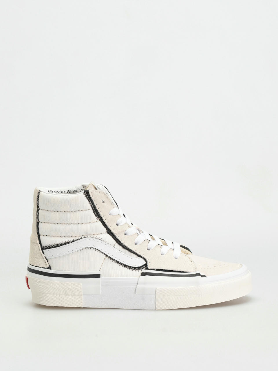 Pantofi Vans Sk8 Hi Reconstruct (marshmallow/white)